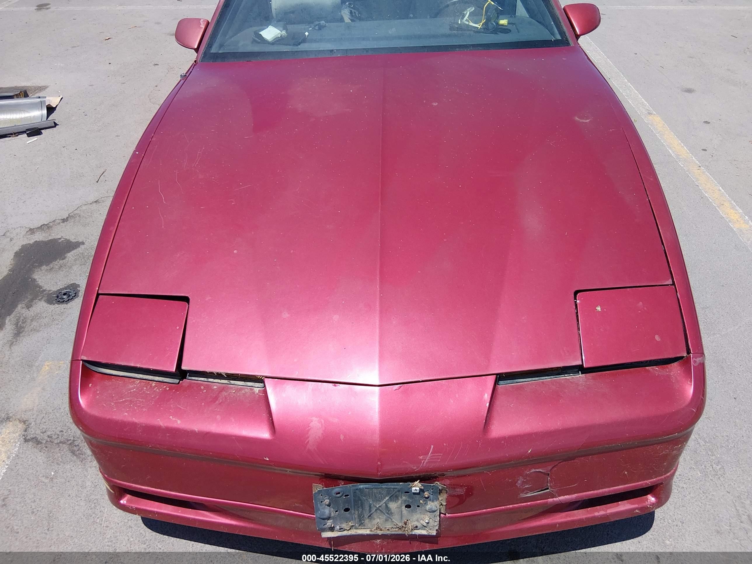 1990 Pontiac Firebird   Red vin: 1G2FS23T1LL200060