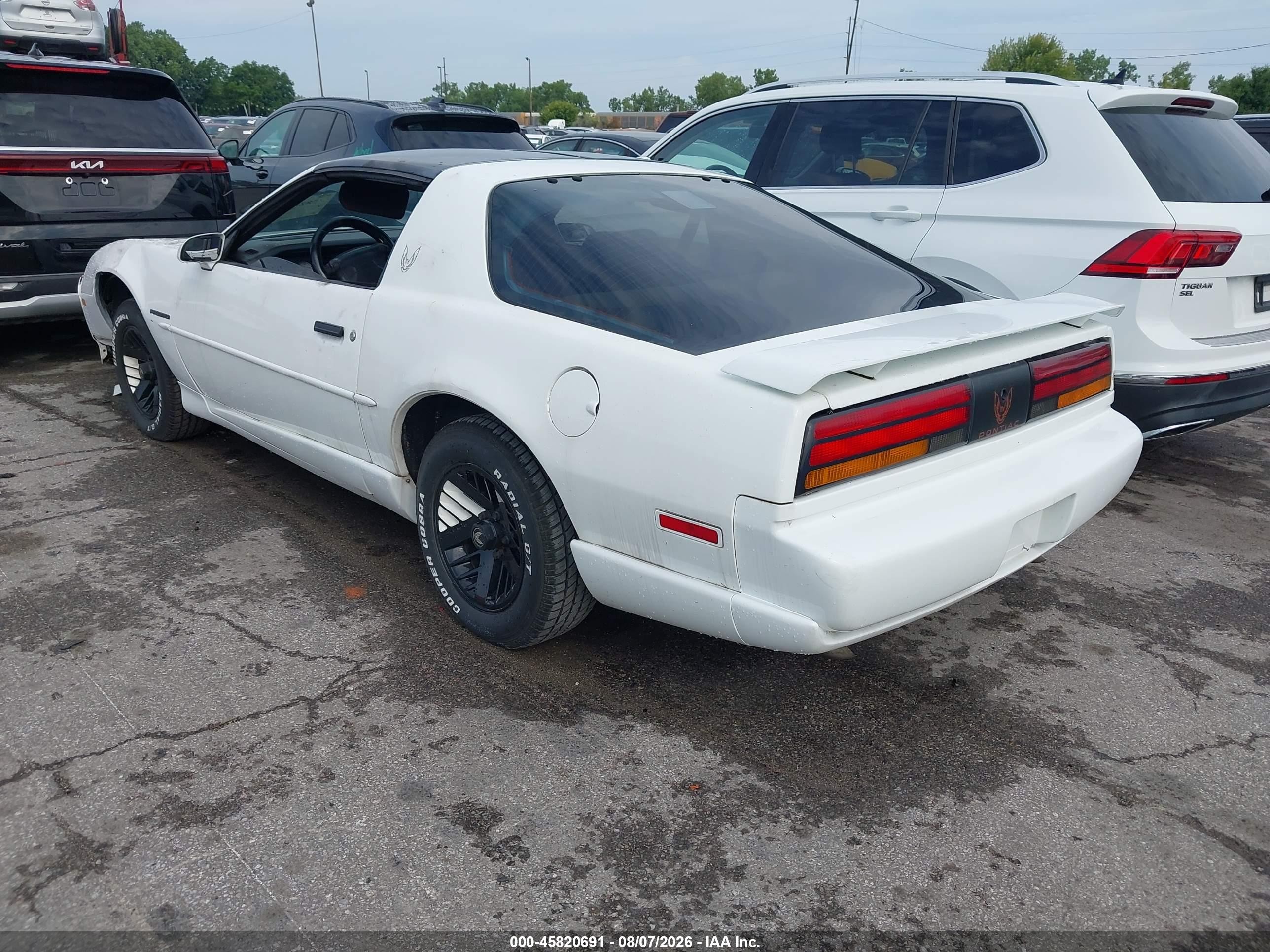 1991 Pontiac Firebird   White vin: 1G2FS23T5ML219146