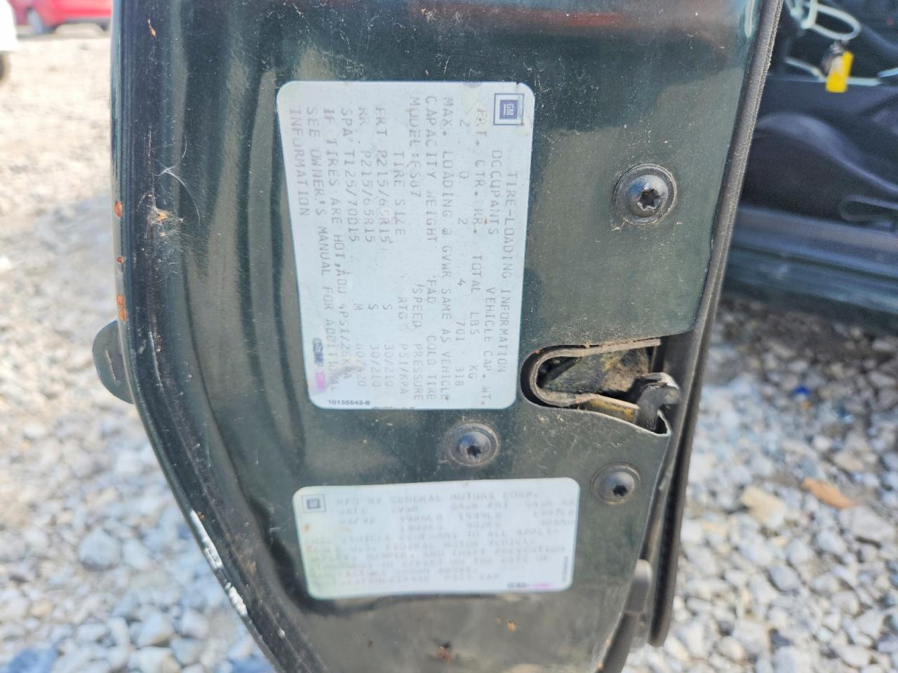 1992 Pontiac Firebird Зеленый vin: 1G2FS23T5NL215440