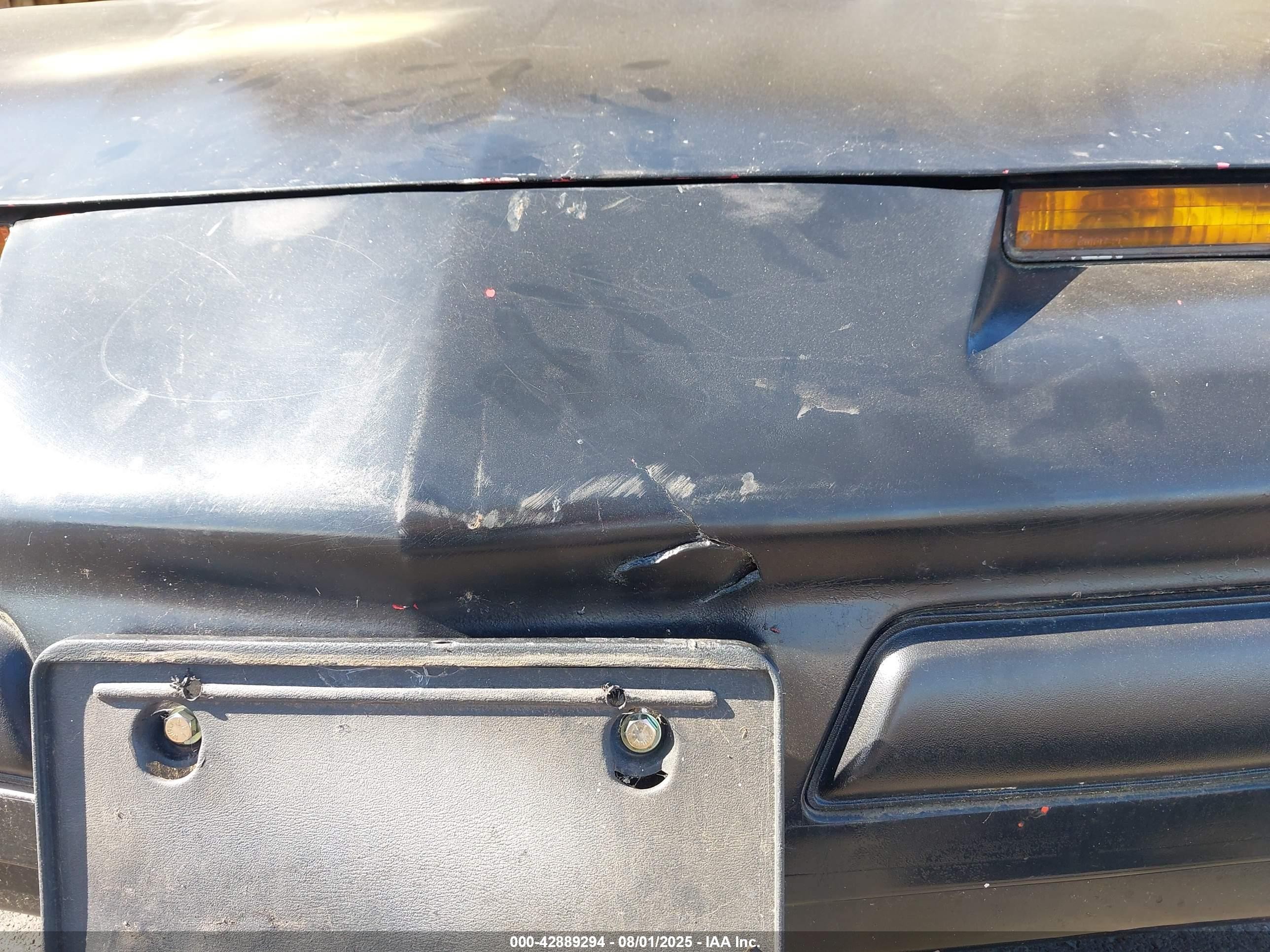 1986 Pontiac Firebird   Black vin: 1G2FS87S3GL207036