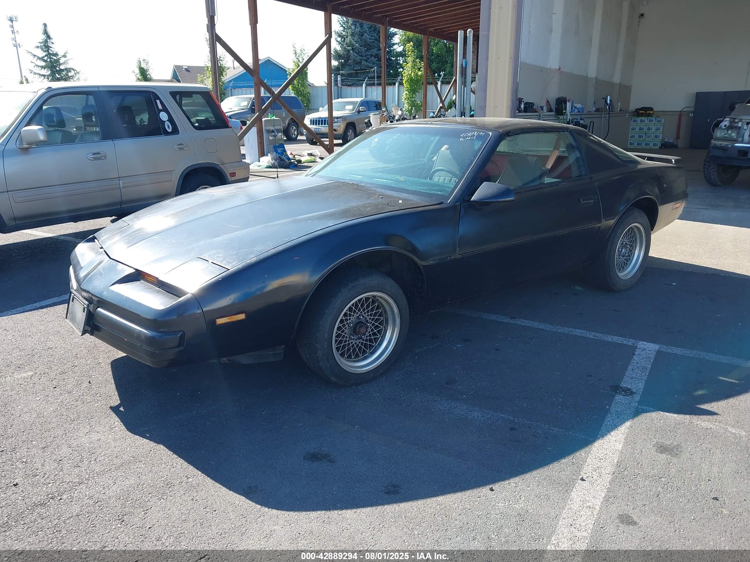 1986 Pontiac Firebird   Black vin: 1G2FS87S3GL207036