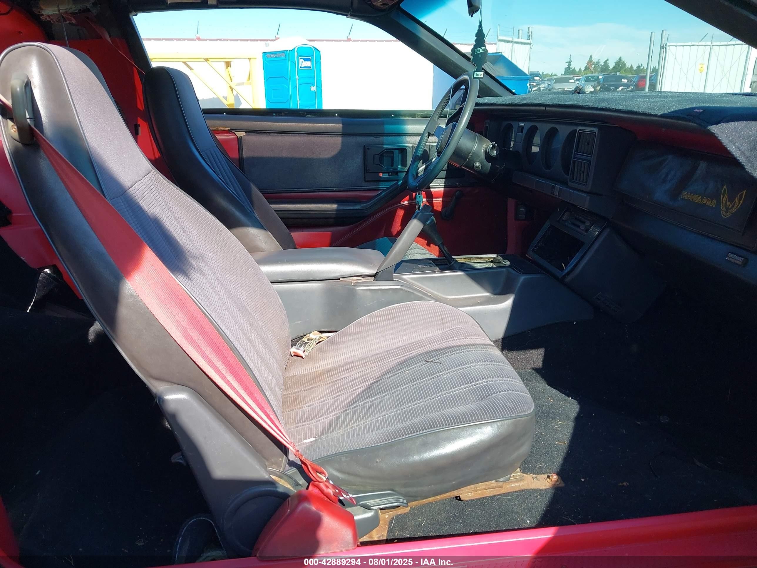 1986 Pontiac Firebird   Black vin: 1G2FS87S3GL207036
