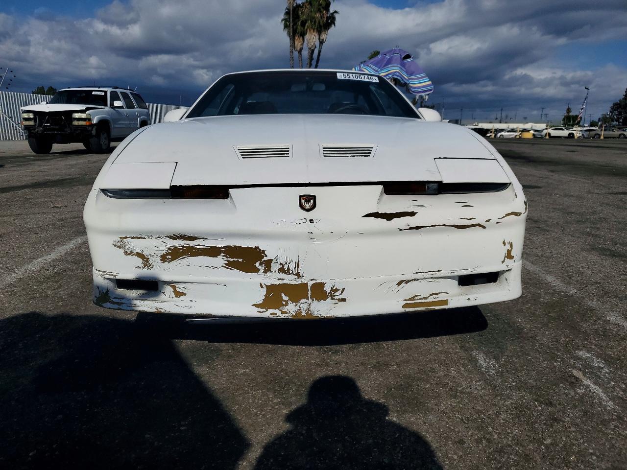 1989 Pontiac Firebird Trans Am White vin: 1G2FW2187KL225319