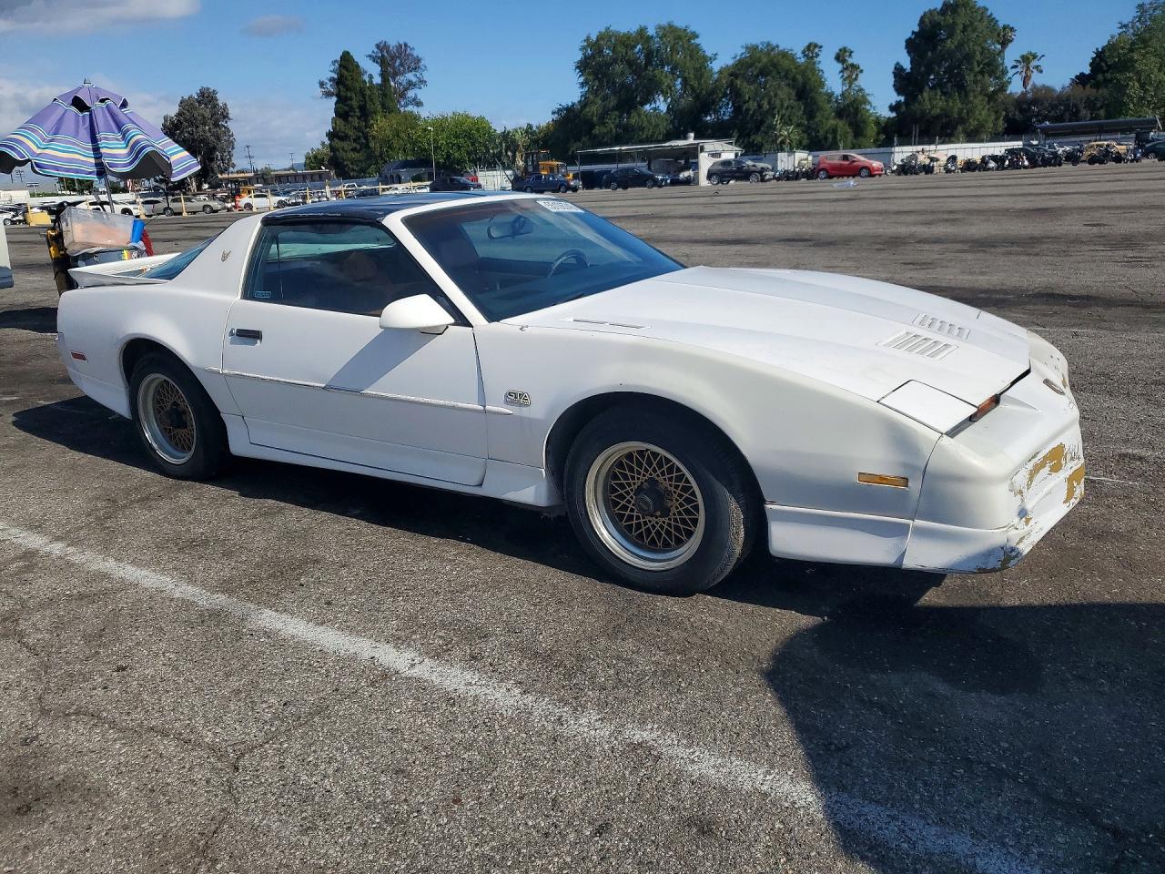 1989 Pontiac Firebird Trans Am White vin: 1G2FW2187KL225319