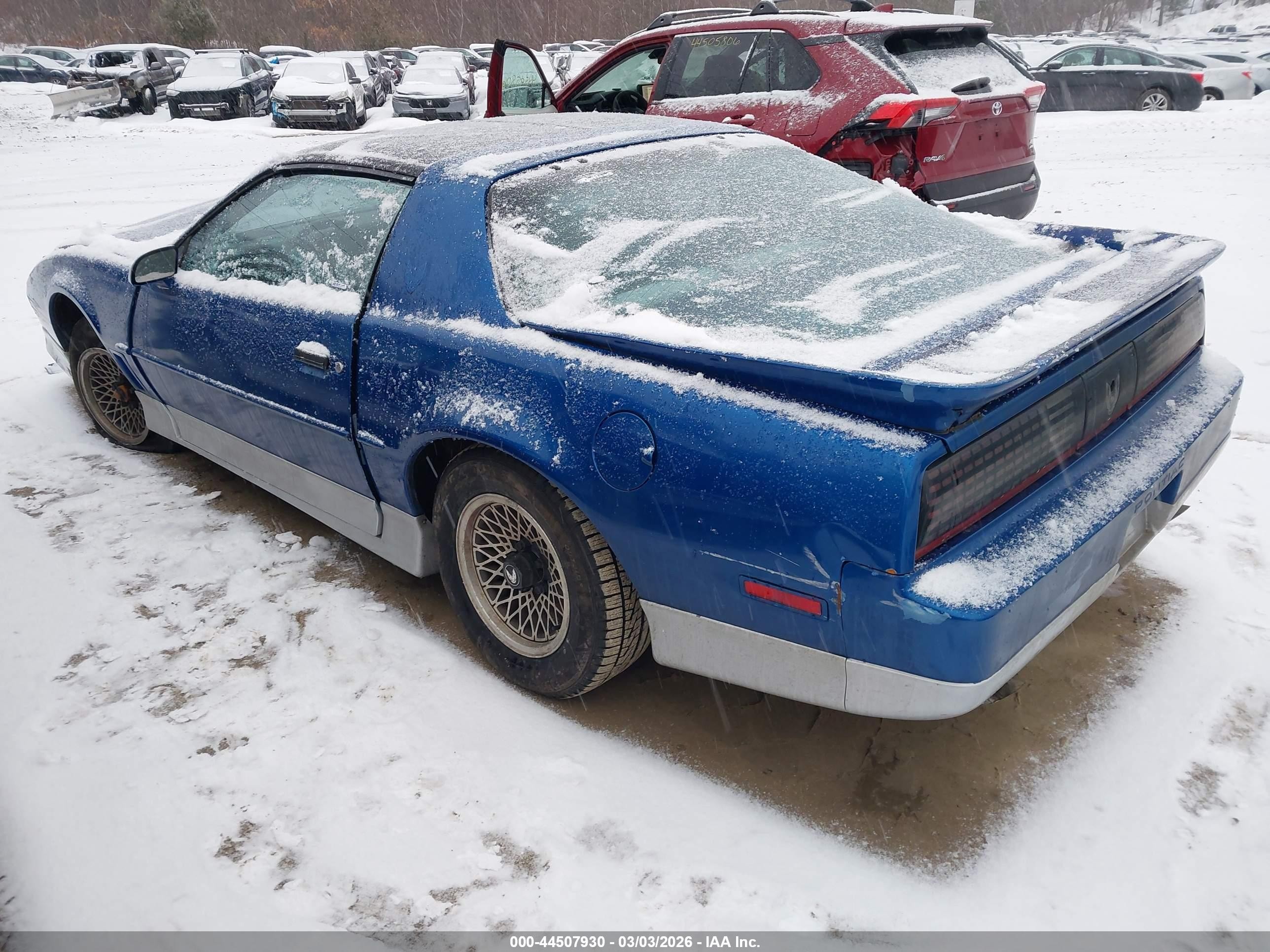 1989 Pontiac Firebird Trans Am/gta Blue vin: 1G2FW21F4KL239001
