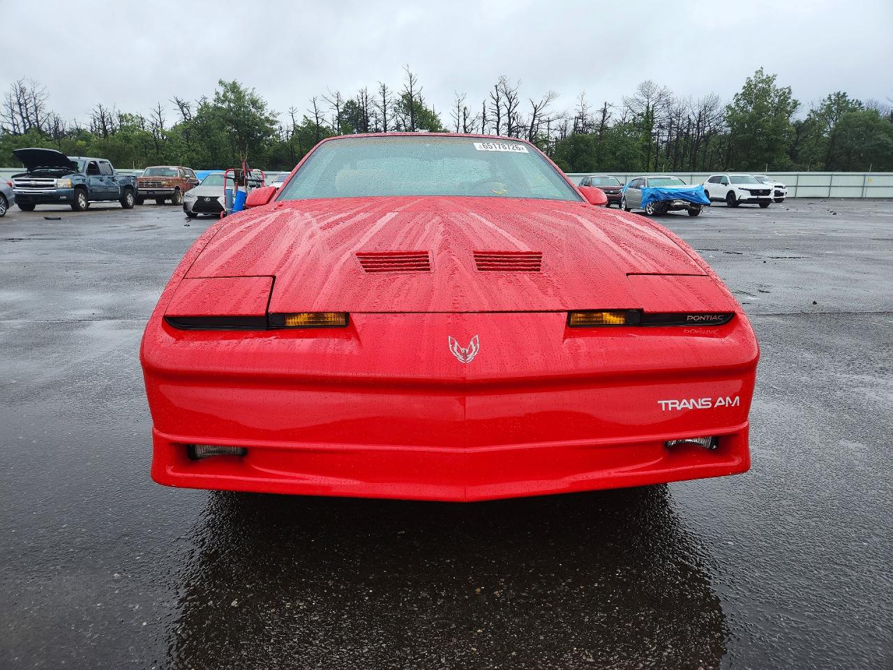 1986 Pontiac Firebird Trans Am Red vin: 1G2FW87F8GN210980
