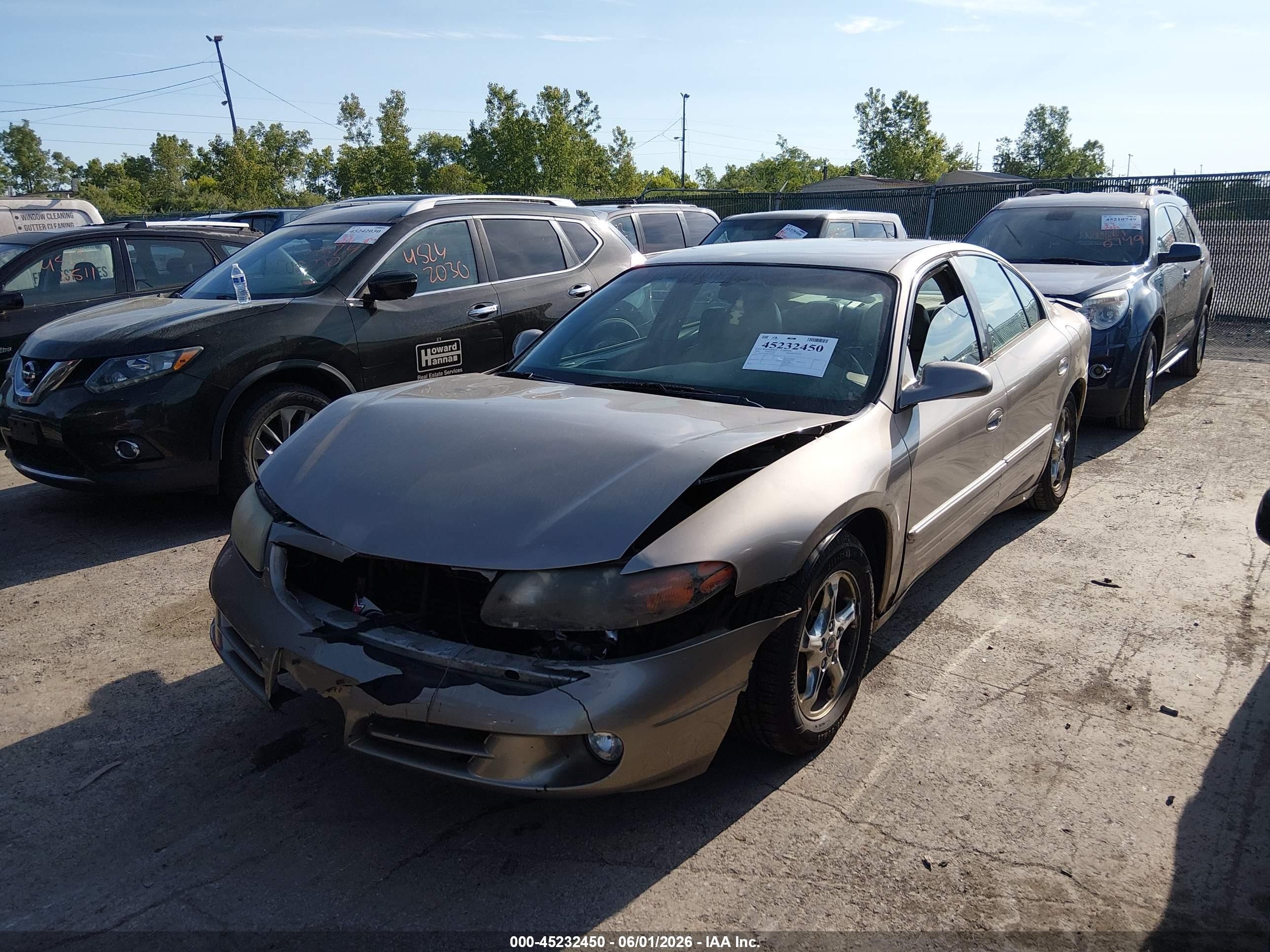 2004 Pontiac Bonneville Se Tan vin: 1G2HX52K04U207002