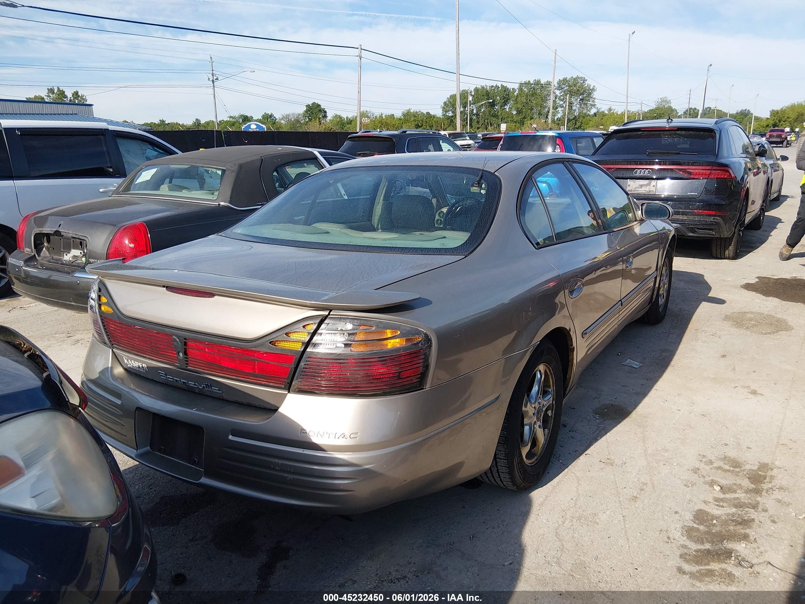 2004 Pontiac Bonneville Se Tan vin: 1G2HX52K04U207002