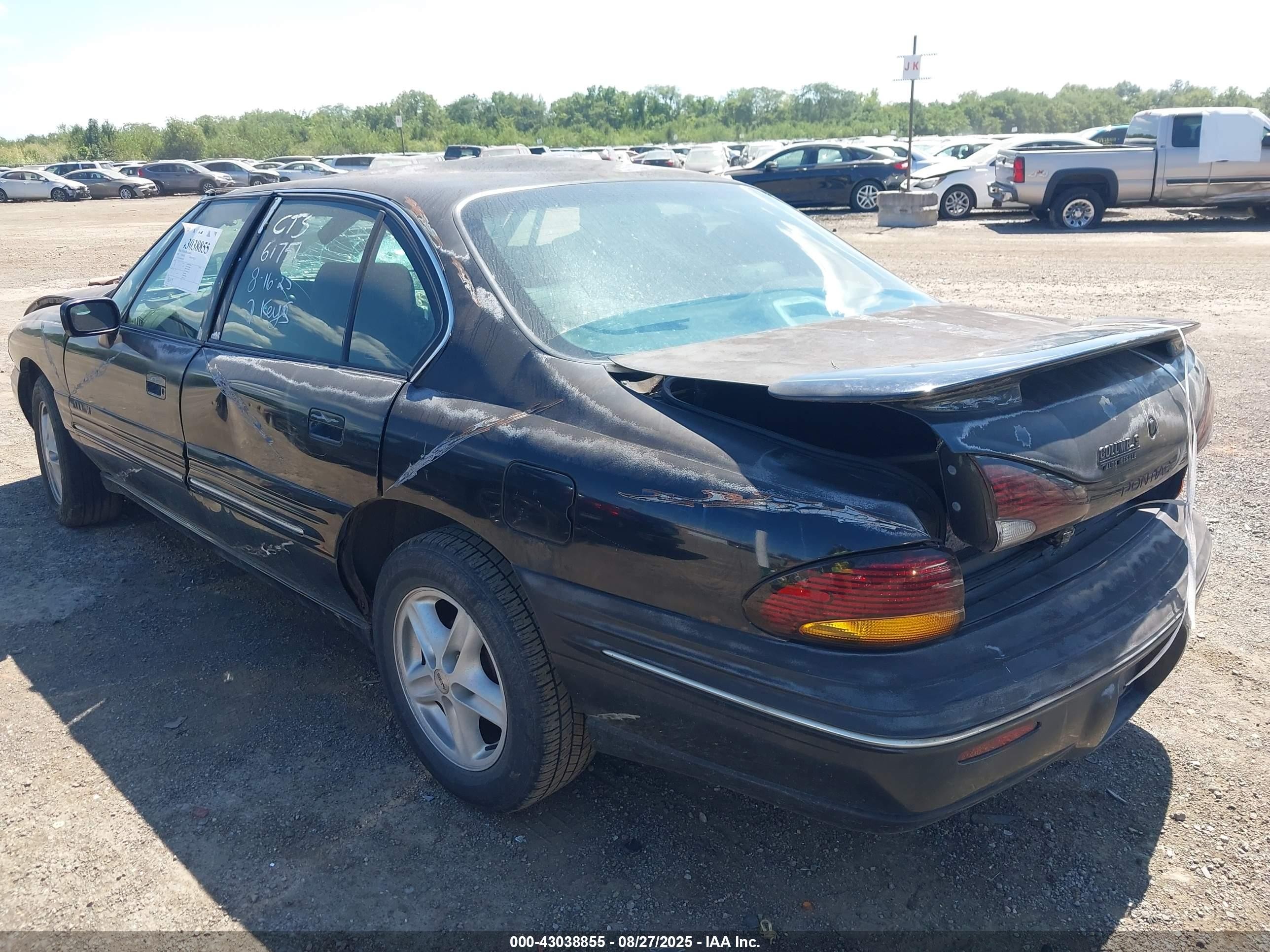 1998 Pontiac Bonneville Se Black vin: 1G2HX52K0W4231870