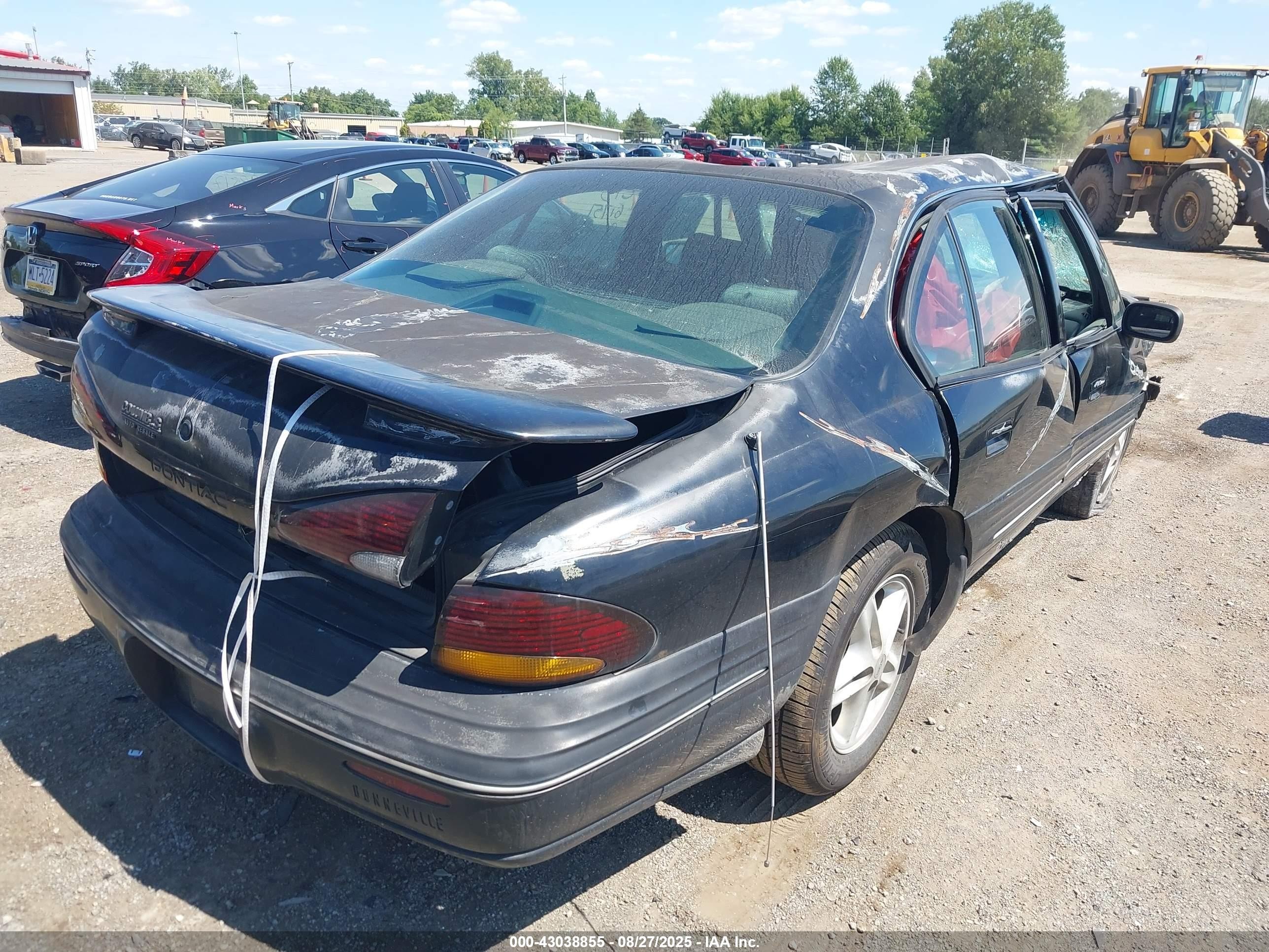 1998 Pontiac Bonneville Se Black vin: 1G2HX52K0W4231870