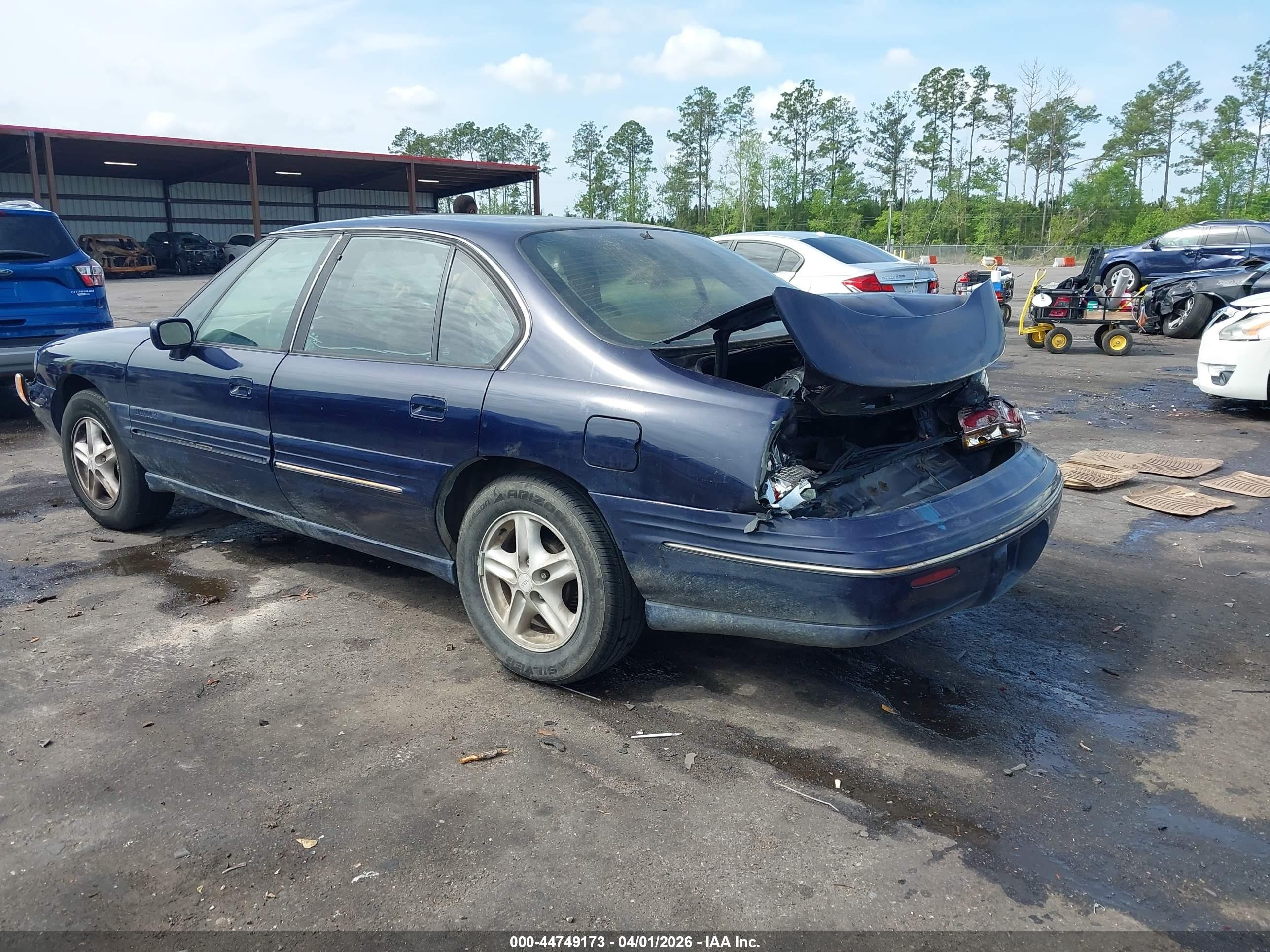 1998 Pontiac Bonneville Se Blue vin: 1G2HX52K0WH218352