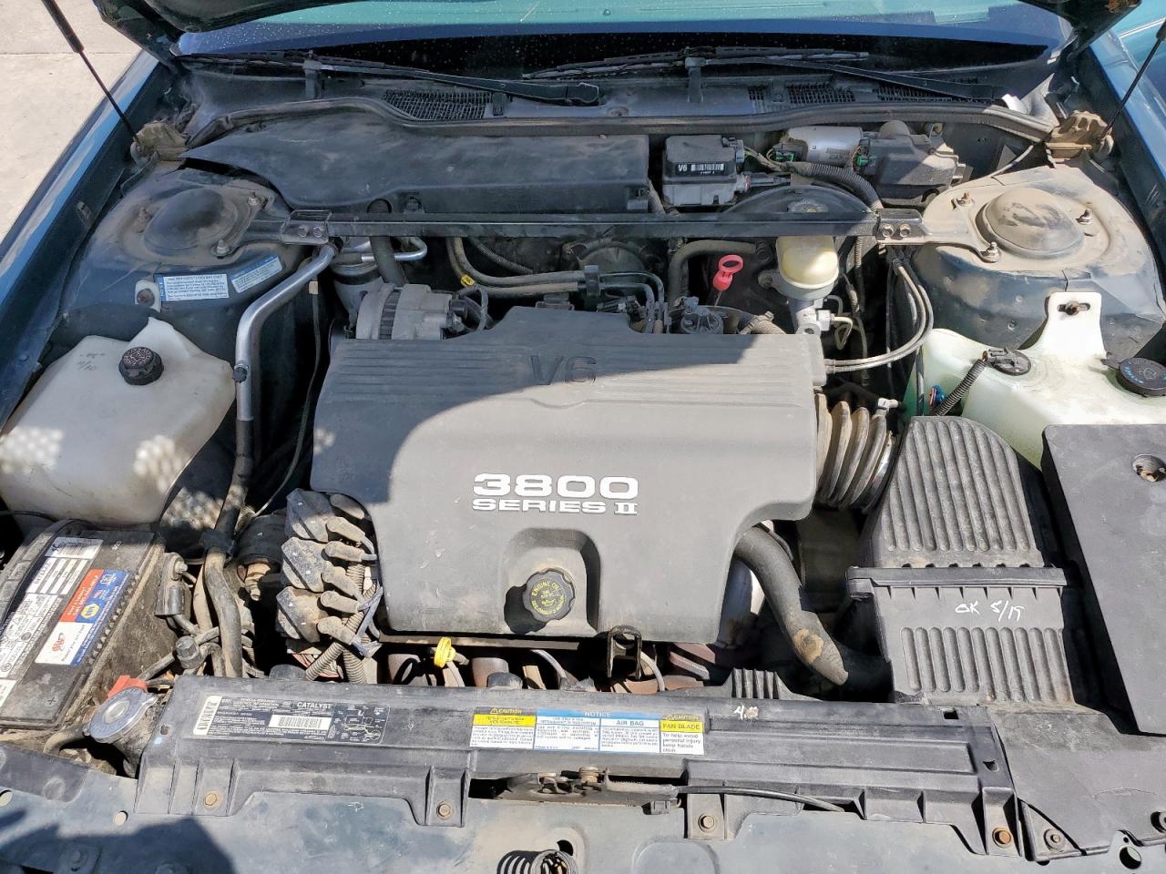 1996 Pontiac Bonneville Se Green vin: 1G2HX52K1T4215771