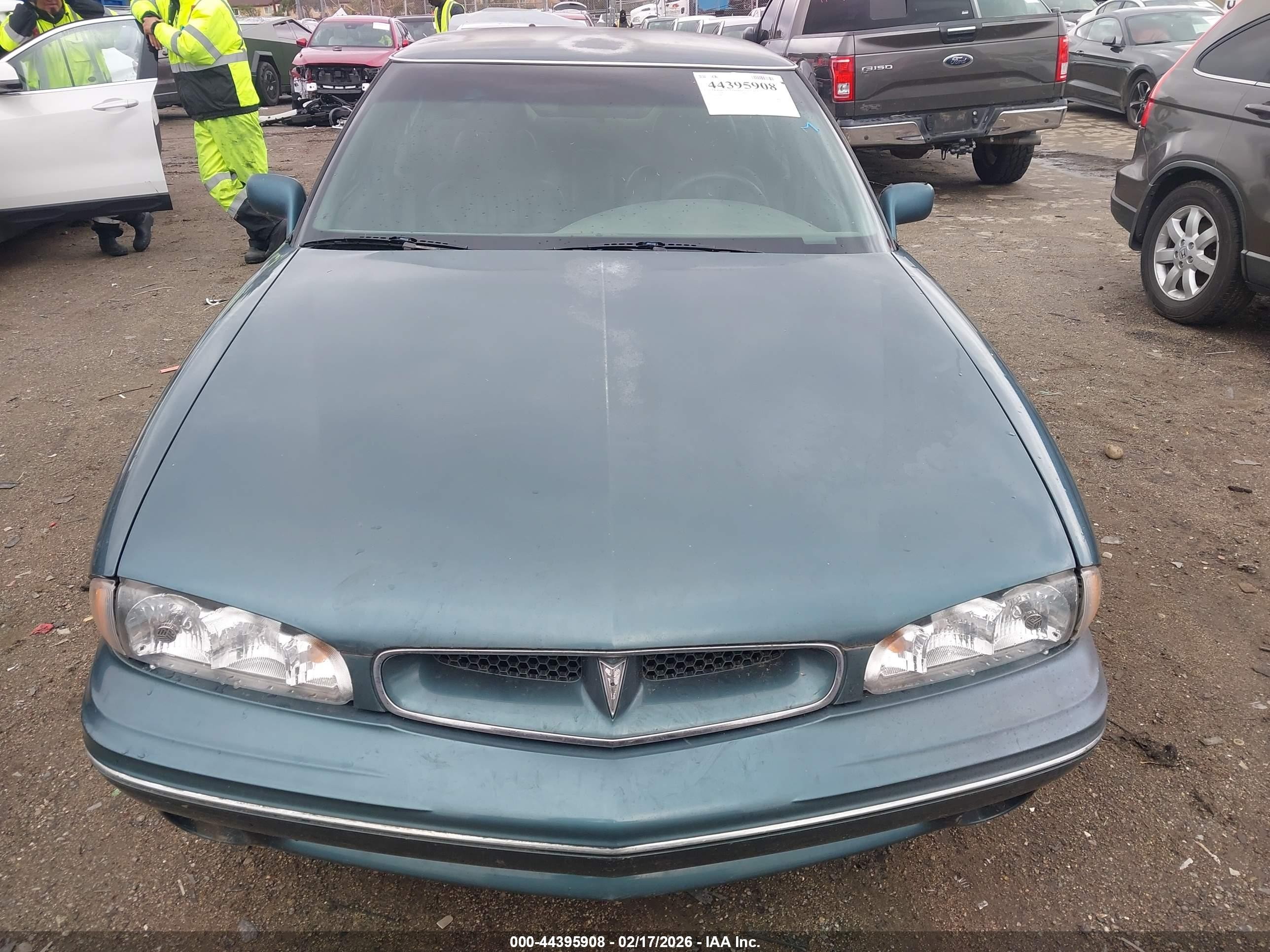 1996 Pontiac Bonneville Se Green vin: 1G2HX52K1T4216418