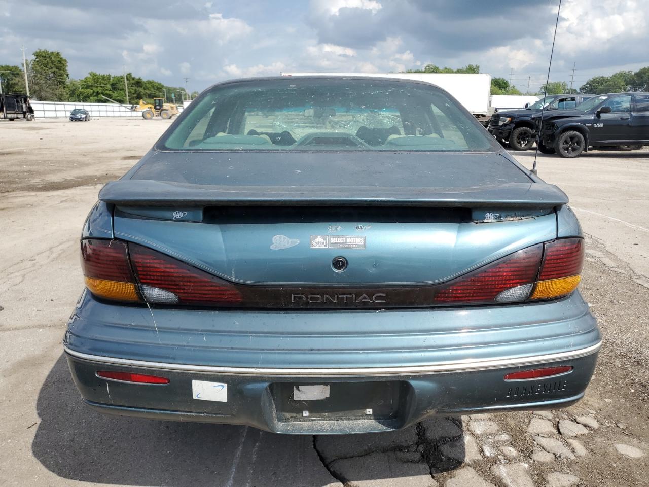 1996 Pontiac Bonneville Se Blue vin: 1G2HX52K1T4220730
