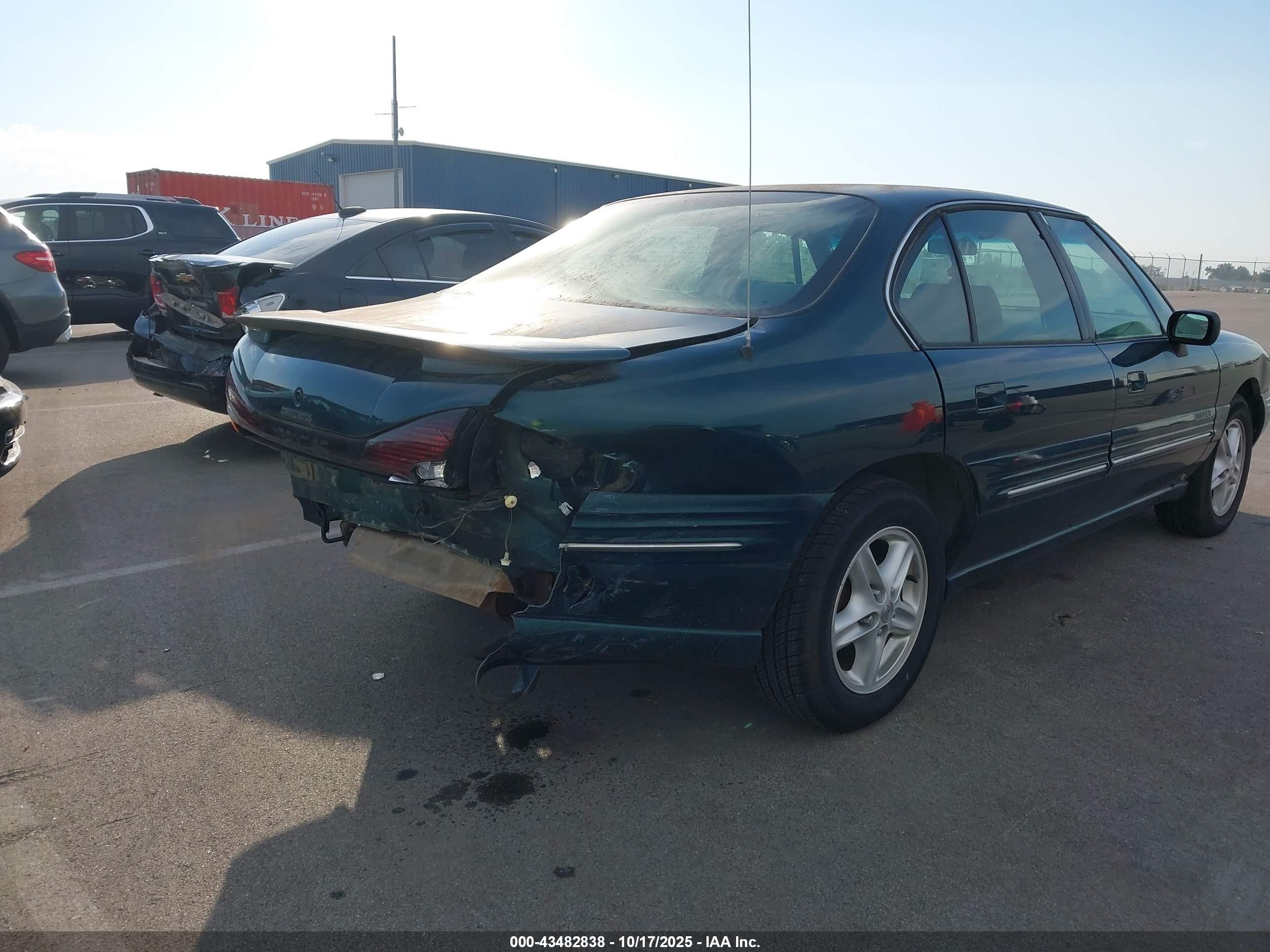 1999 Pontiac Bonneville Se Green vin: 1G2HX52K1XH201139