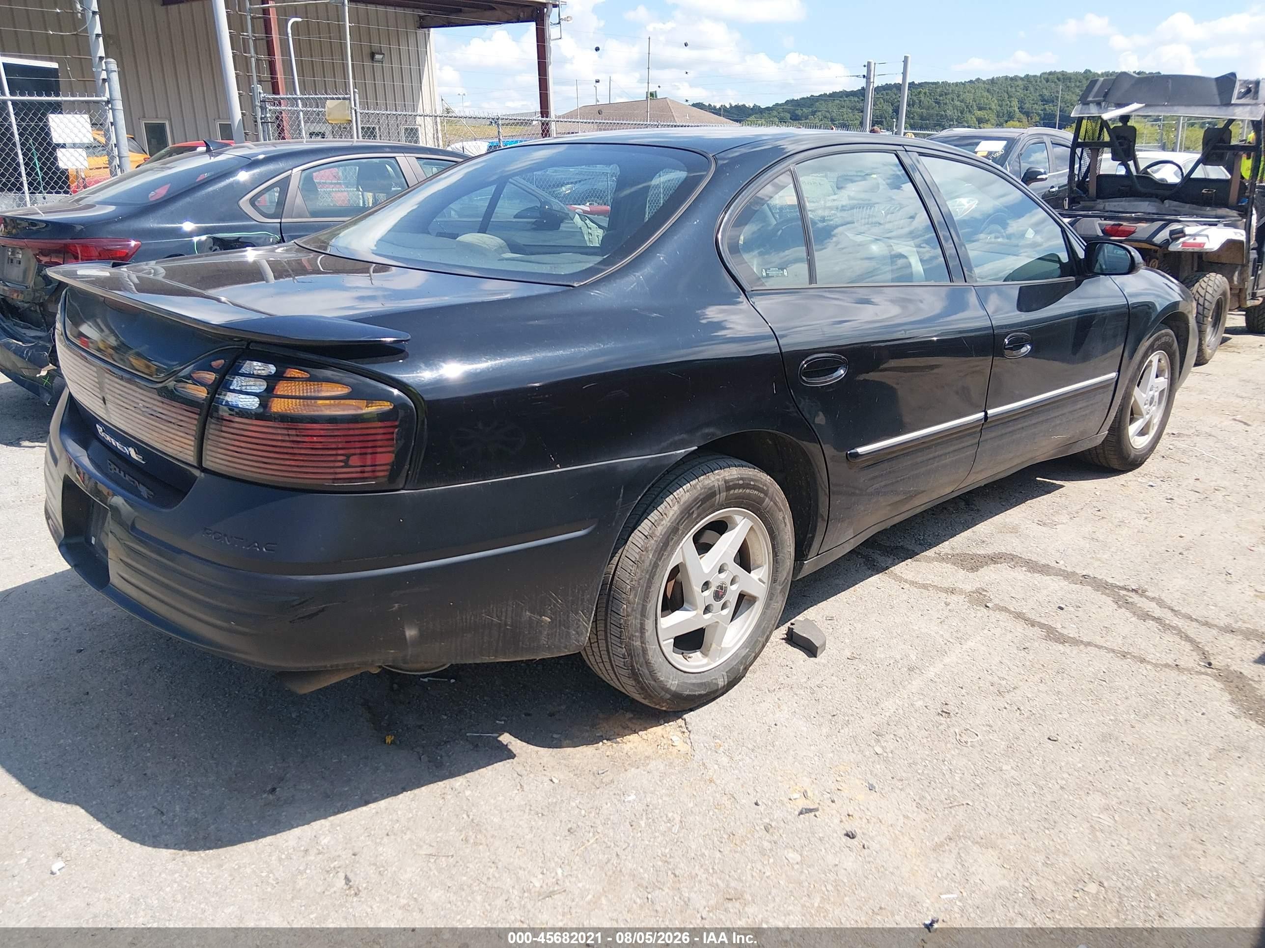 2003 Pontiac Bonneville Se Черный vin: 1G2HX52K234114495