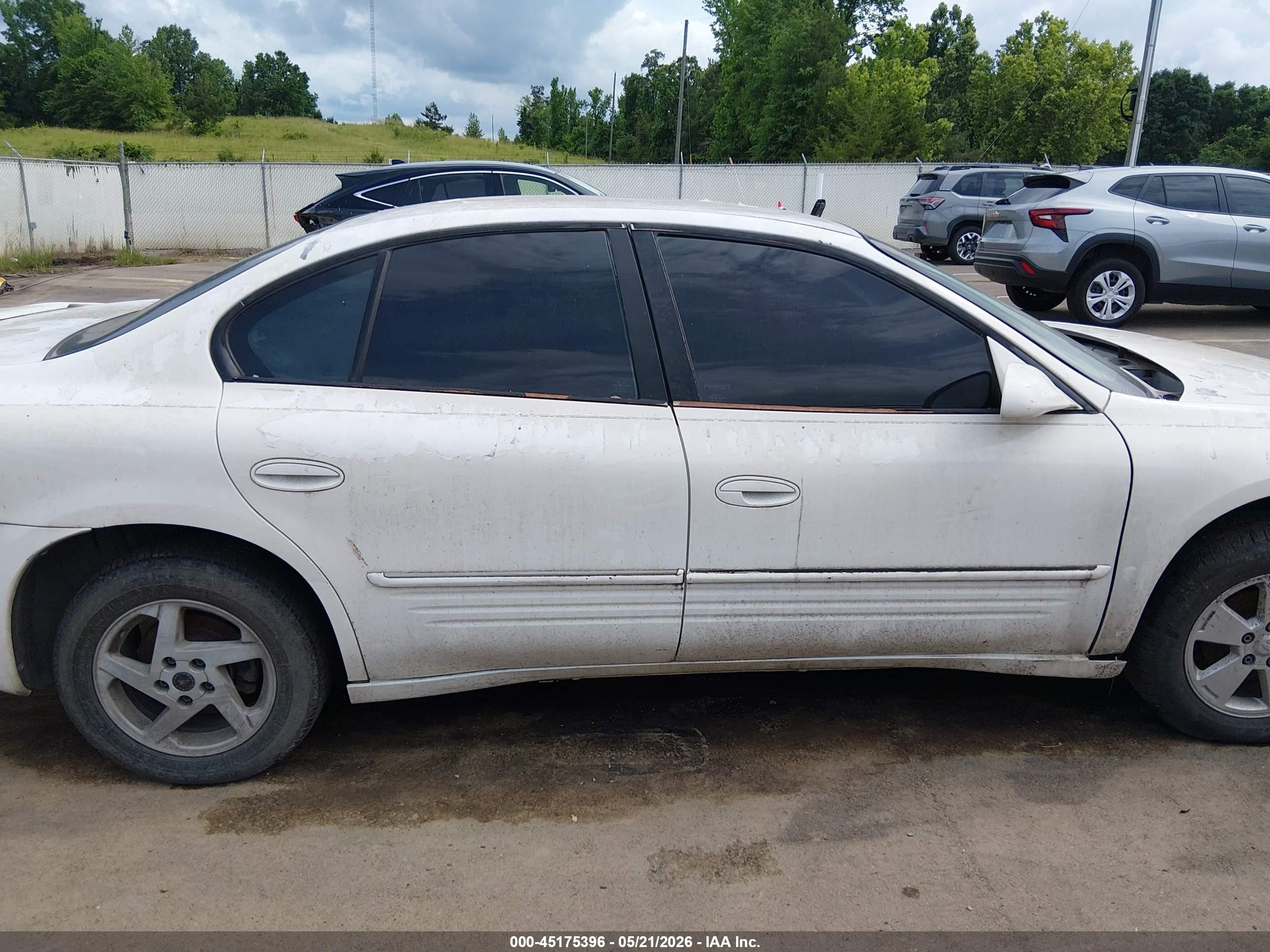 2003 Pontiac Bonneville Se White vin: 1G2HX52K234143835