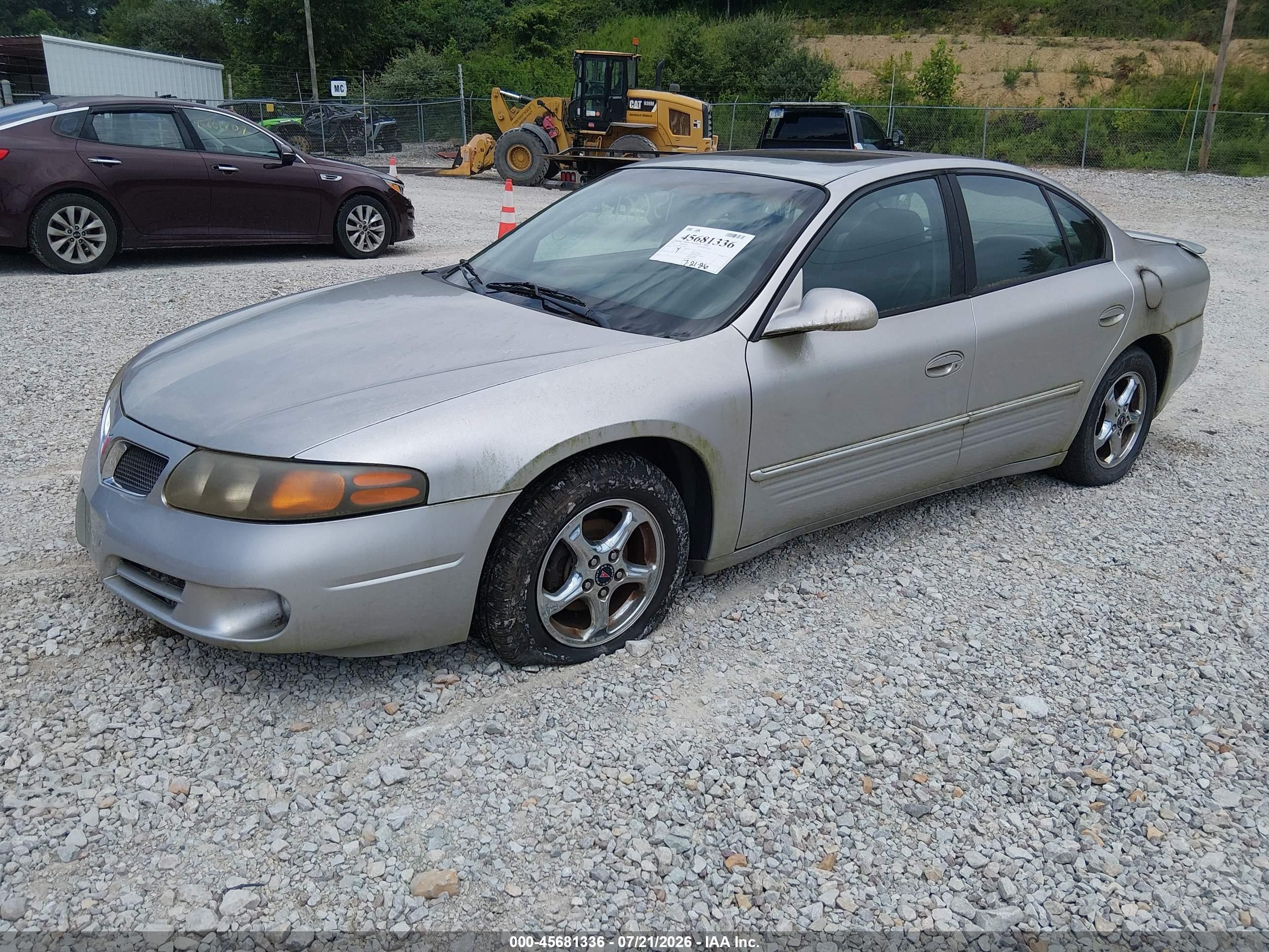 2005 Pontiac Bonneville Se Silver vin: 1G2HX52K25U179947