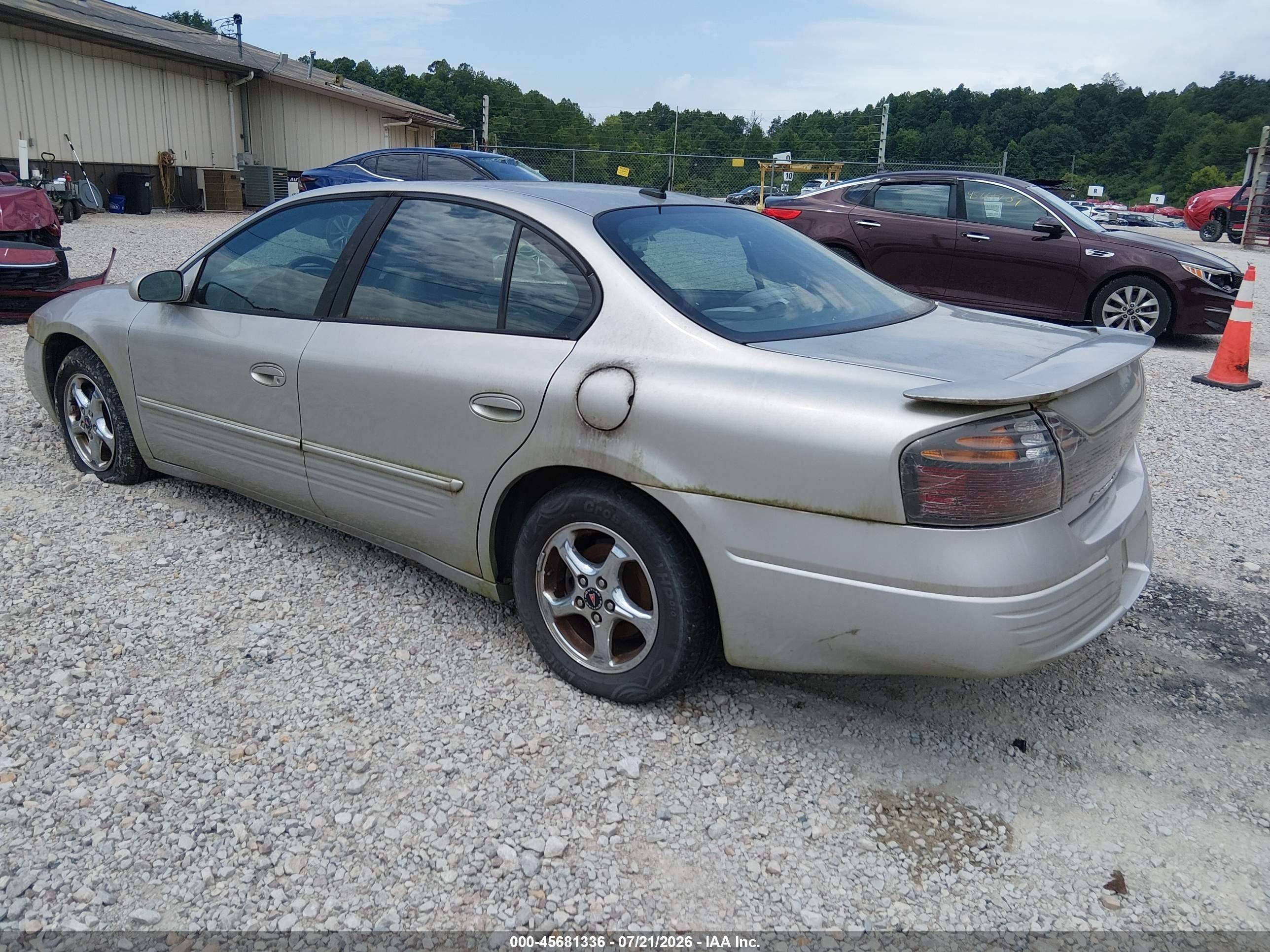 2005 Pontiac Bonneville Se Silver vin: 1G2HX52K25U179947