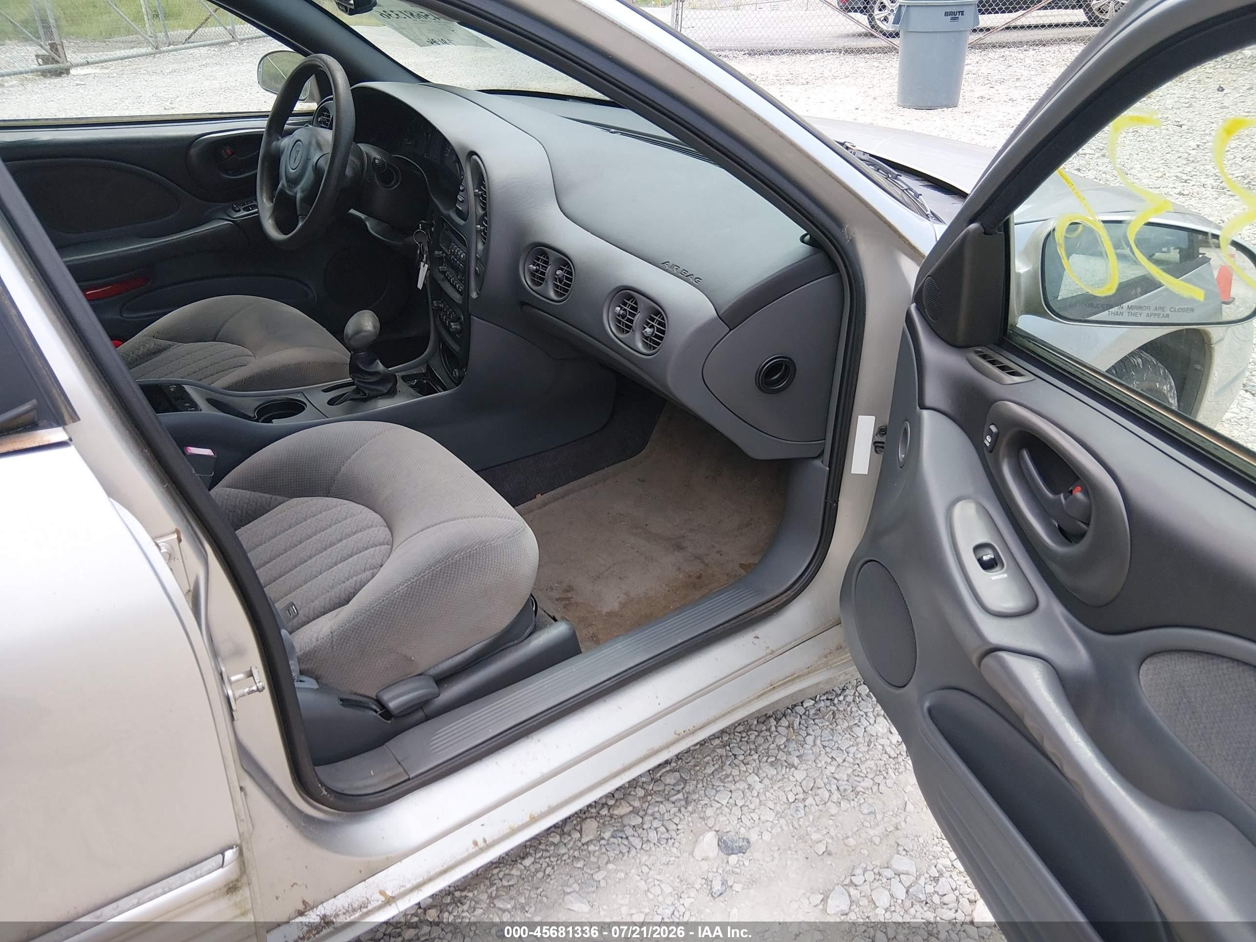 2005 Pontiac Bonneville Se Silver vin: 1G2HX52K25U179947