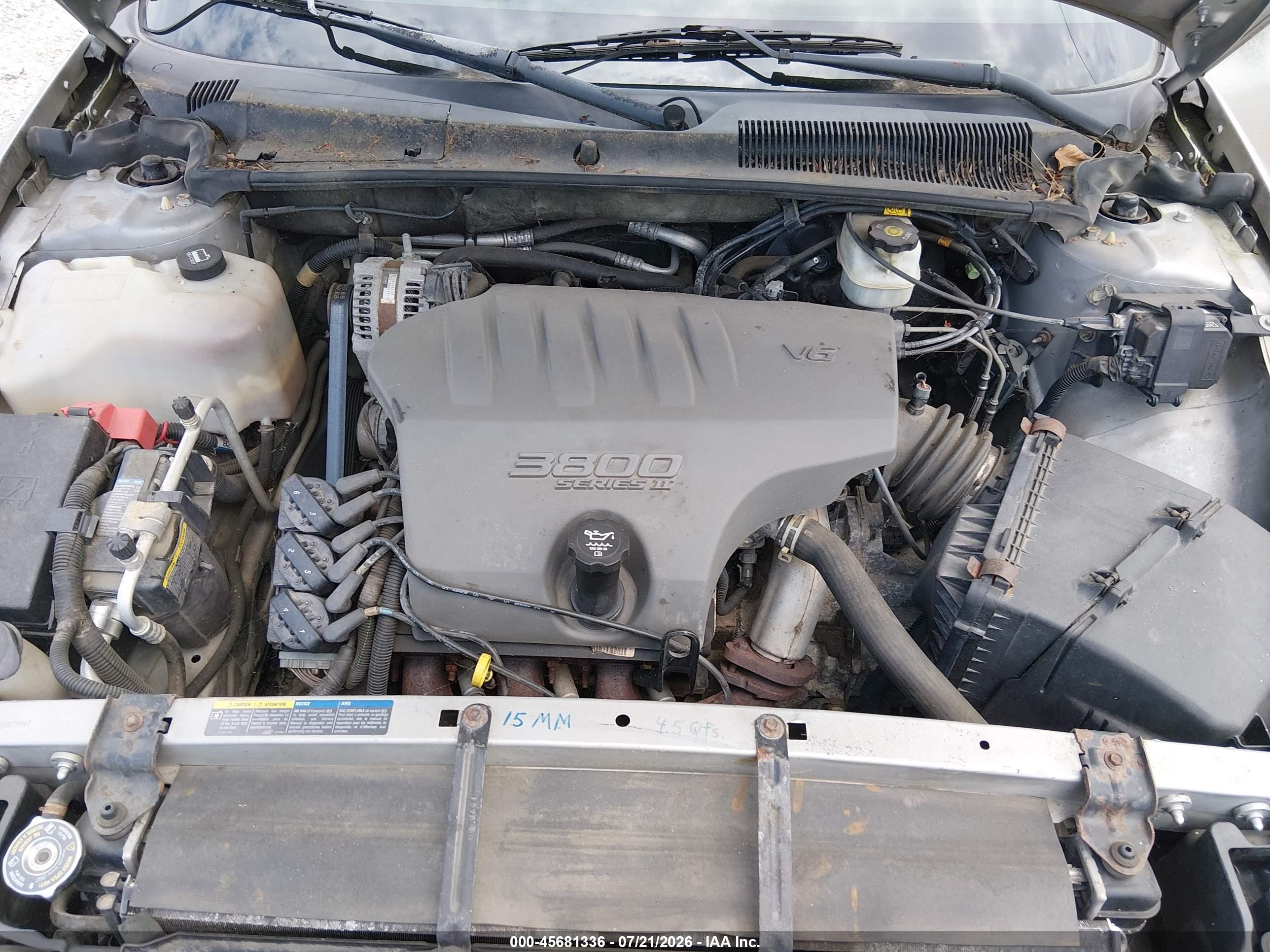 2005 Pontiac Bonneville Se Silver vin: 1G2HX52K25U179947