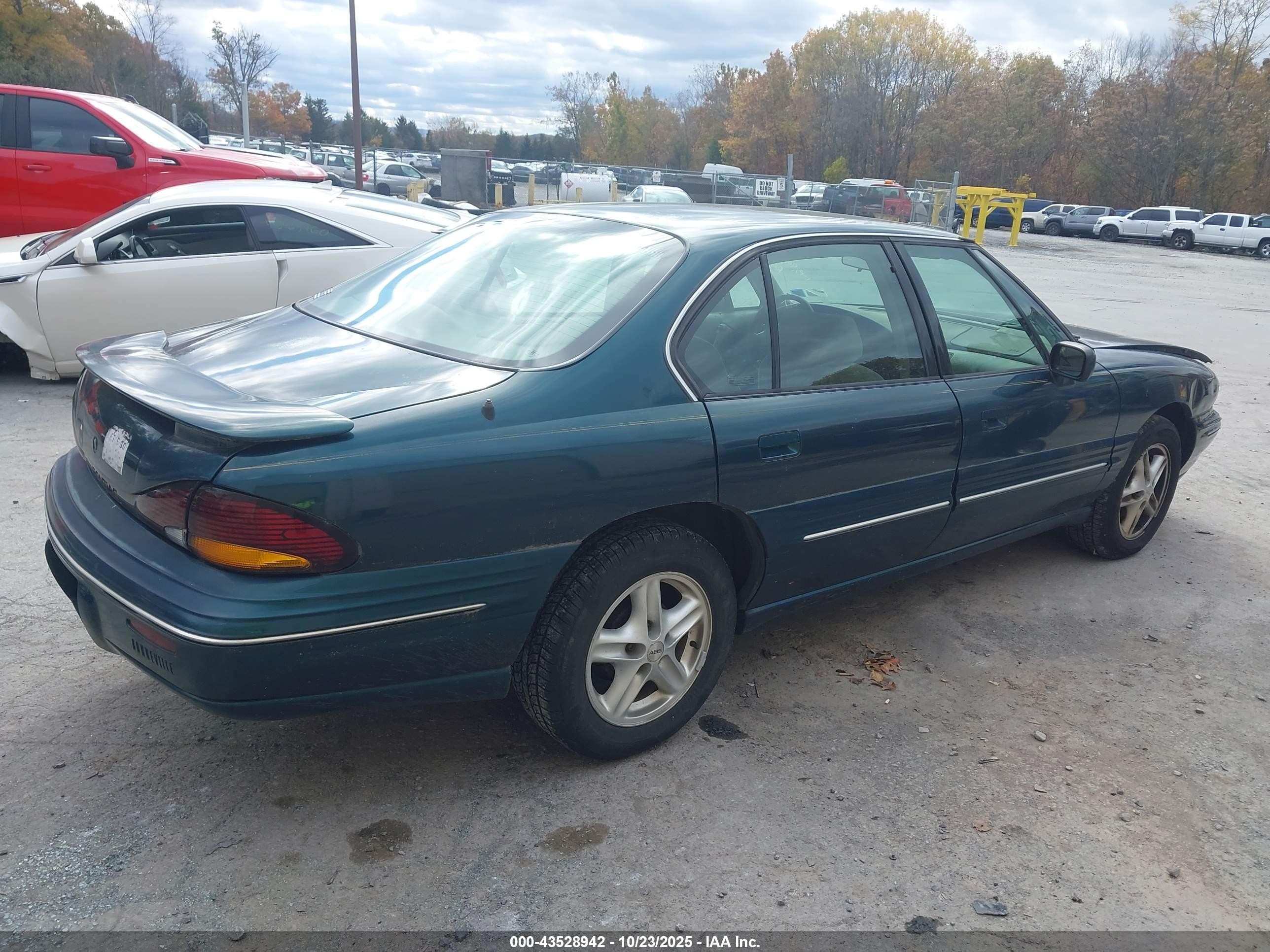 1998 Pontiac Bonneville Se Green vin: 1G2HX52K2W4215167