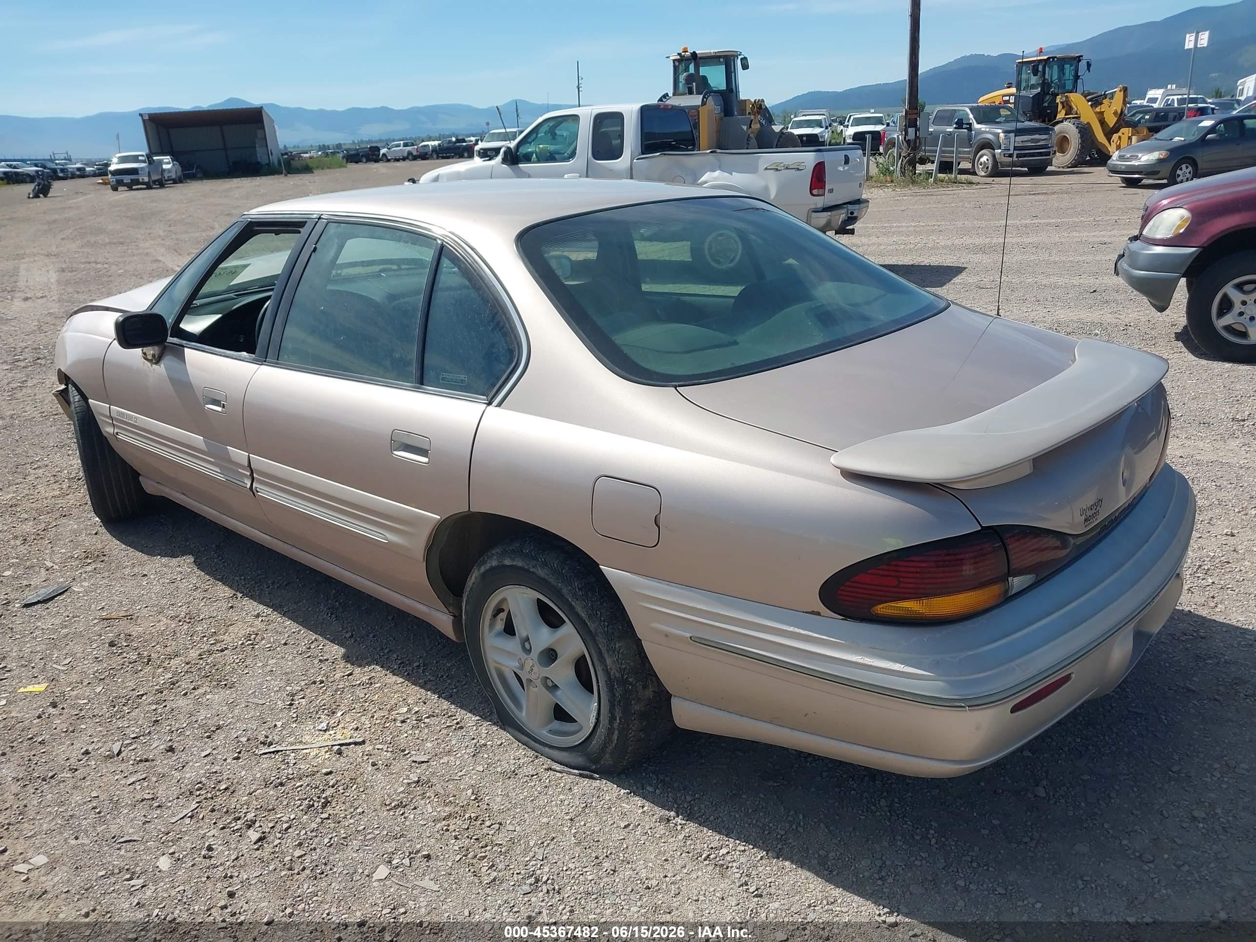 1999 Pontiac Bonneville Se Brown vin: 1G2HX52K2XH248843