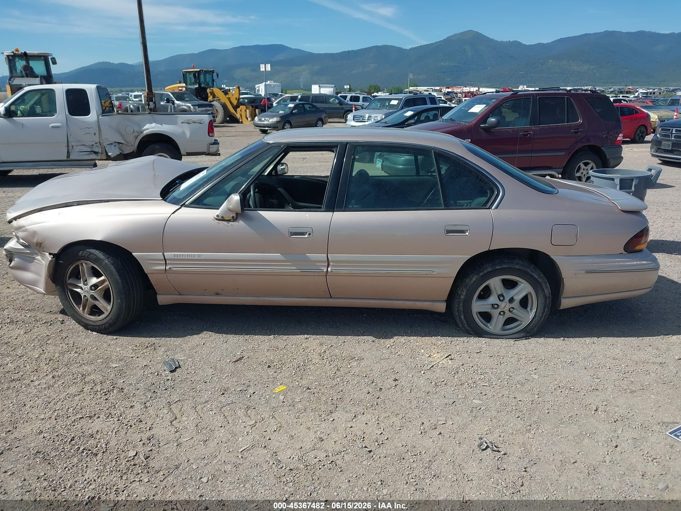 1999 Pontiac Bonneville Se Brown vin: 1G2HX52K2XH248843