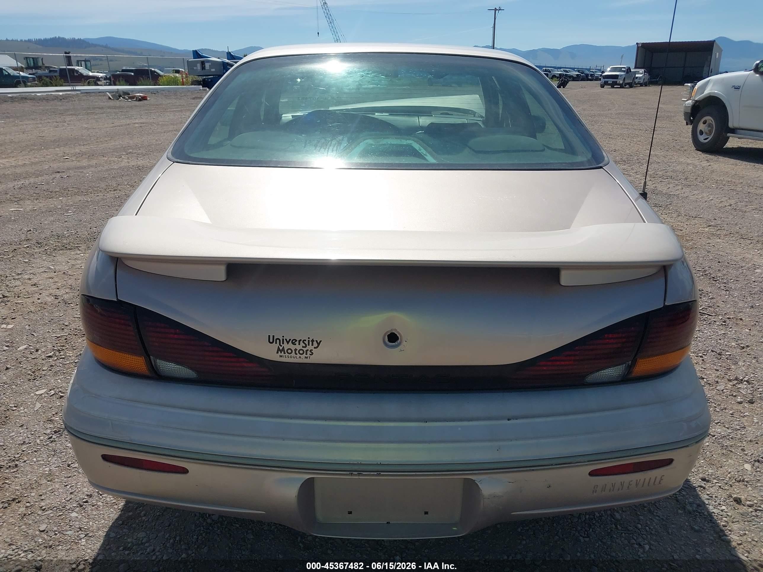 1999 Pontiac Bonneville Se Brown vin: 1G2HX52K2XH248843