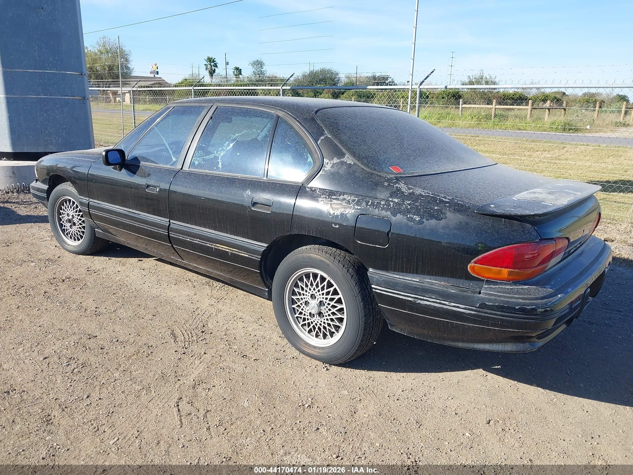 1995 Pontiac Bonneville Se Black vin: 1G2HX52K3S4250990