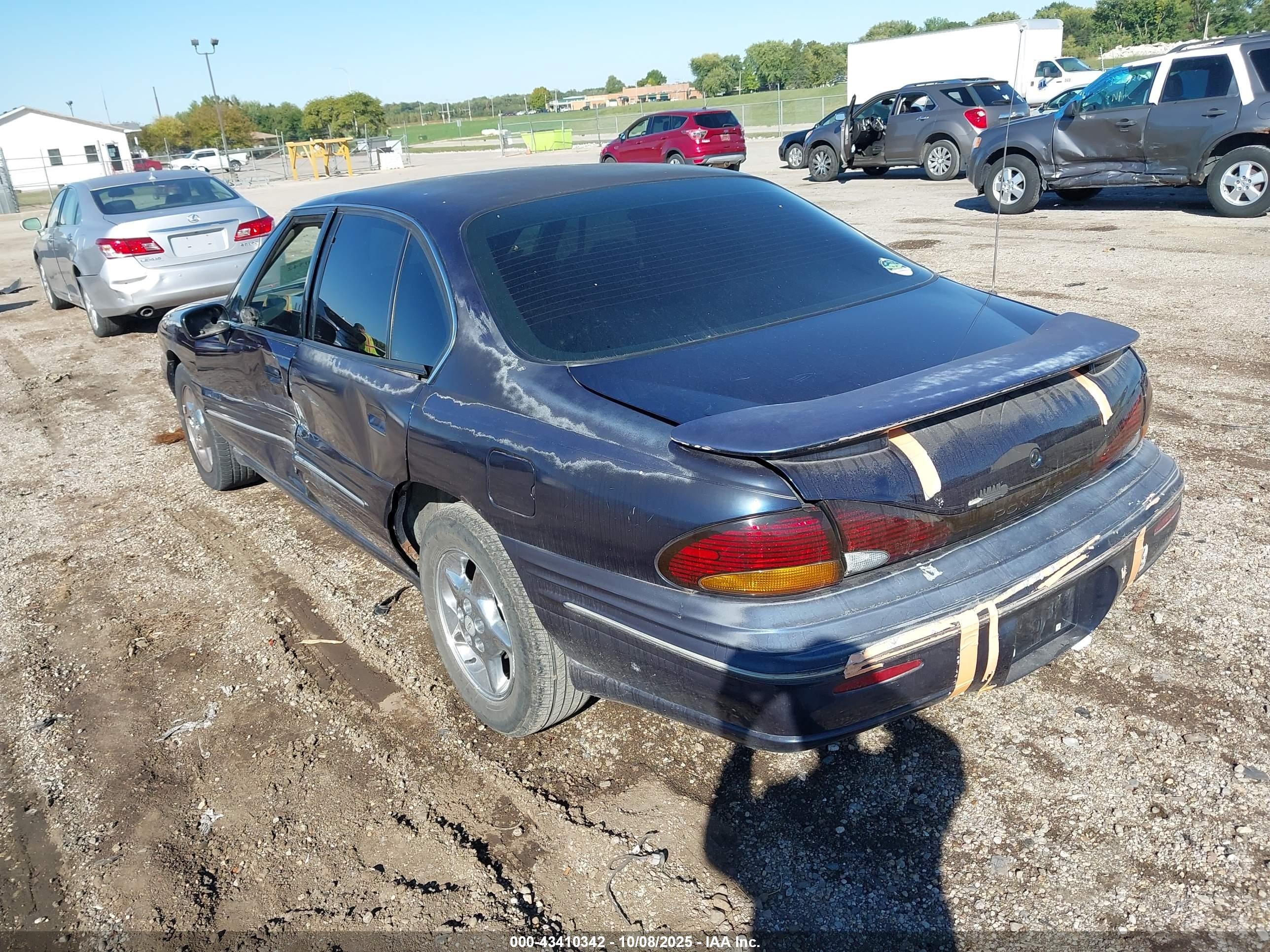 1998 Pontiac Bonneville Se Blue vin: 1G2HX52K3WH206177