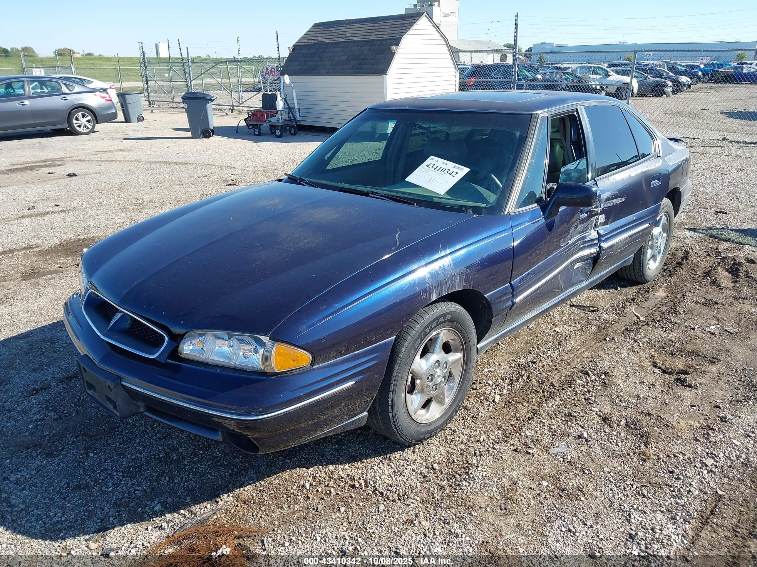 1998 Pontiac Bonneville Se Blue vin: 1G2HX52K3WH206177