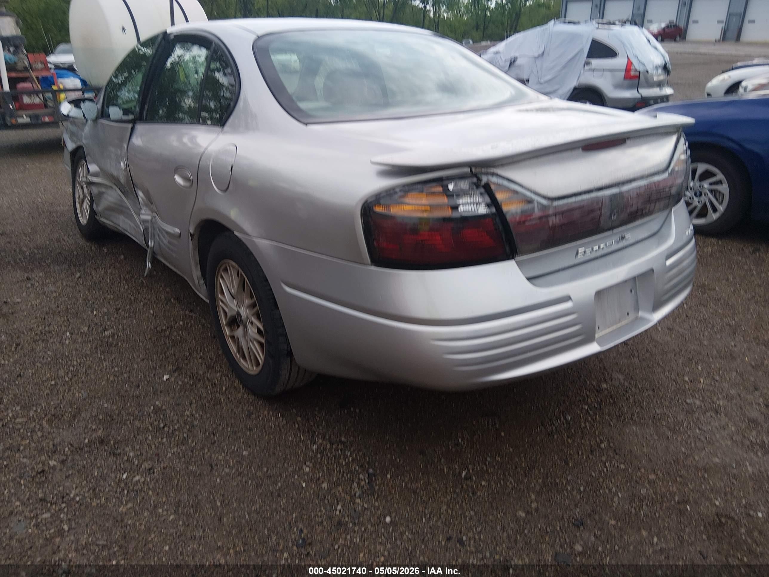 2003 Pontiac Bonneville Se Серебряный vin: 1G2HX52K434120475