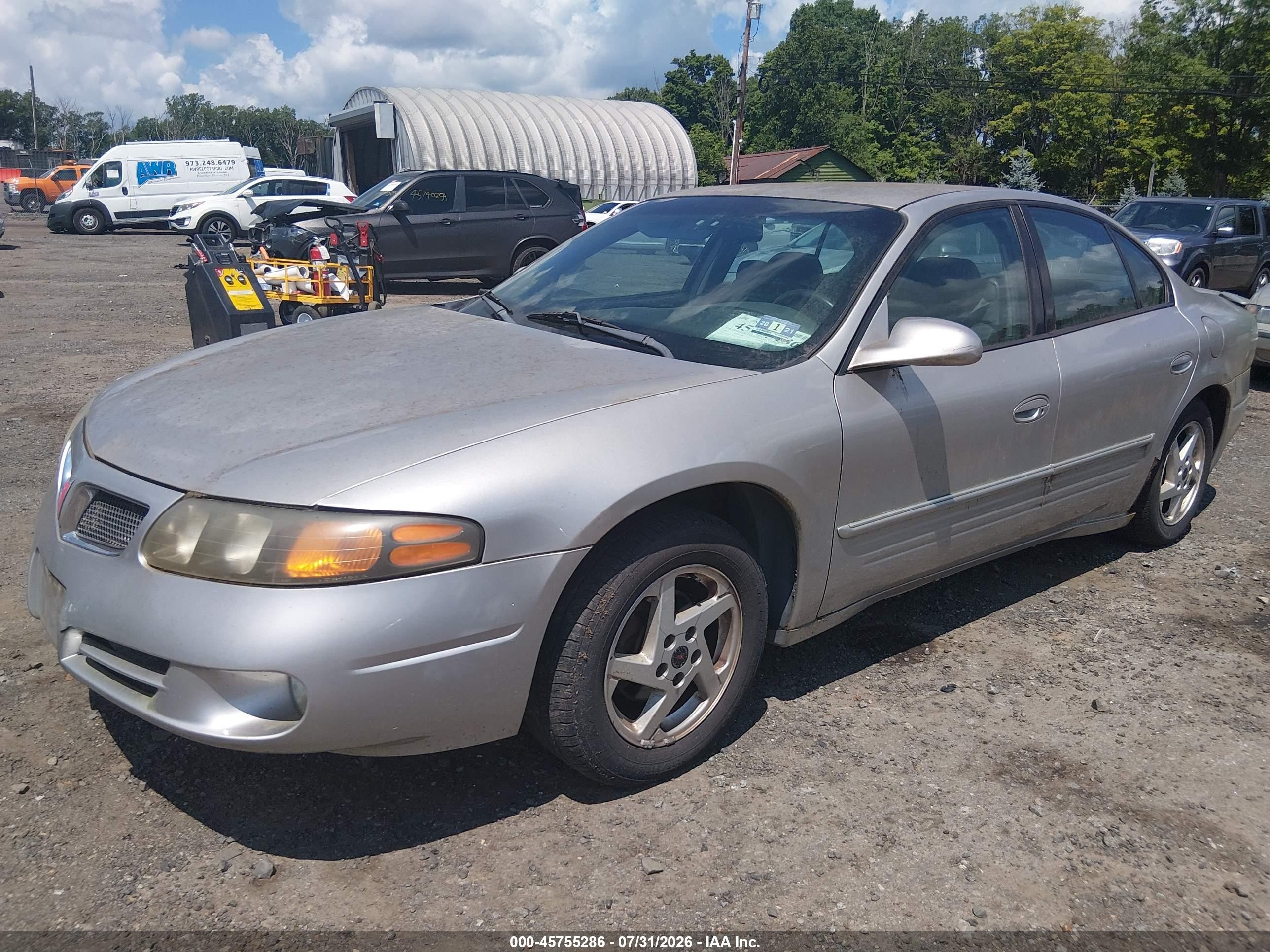 2004 Pontiac Bonneville Se Silver vin: 1G2HX52K44U231383