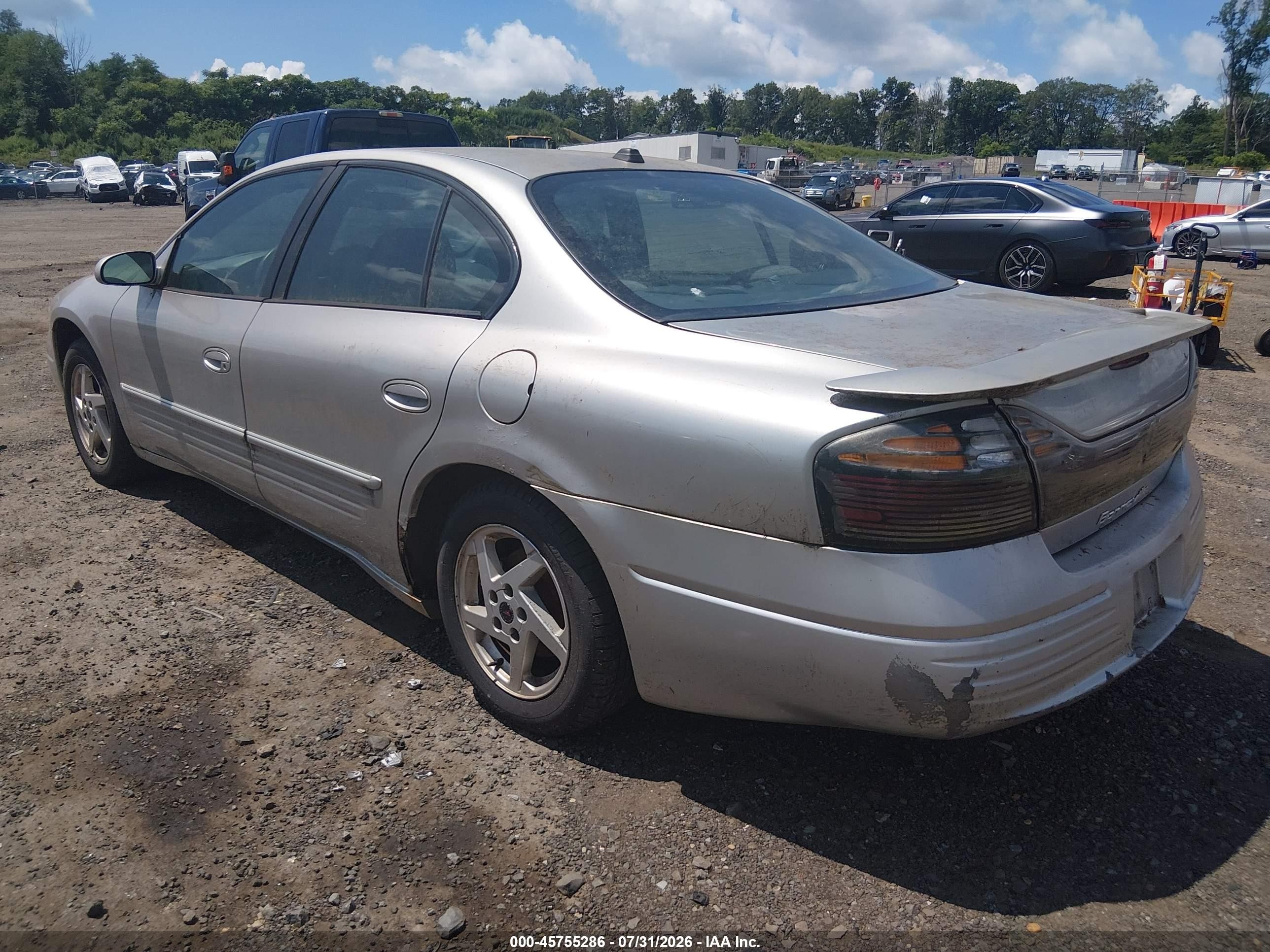 2004 Pontiac Bonneville Se Silver vin: 1G2HX52K44U231383