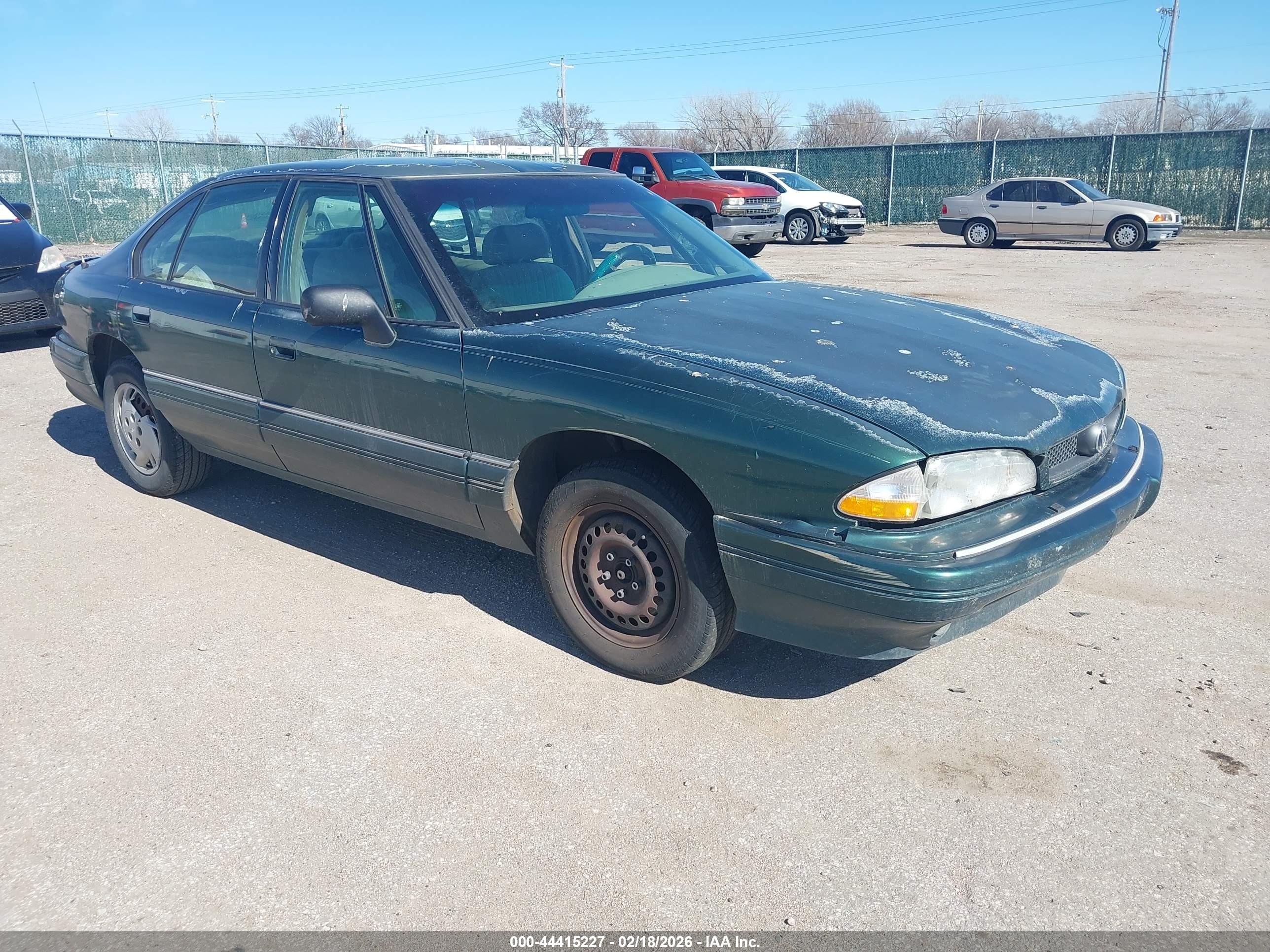 1995 Pontiac Bonneville Se Green vin: 1G2HX52K4S4219196