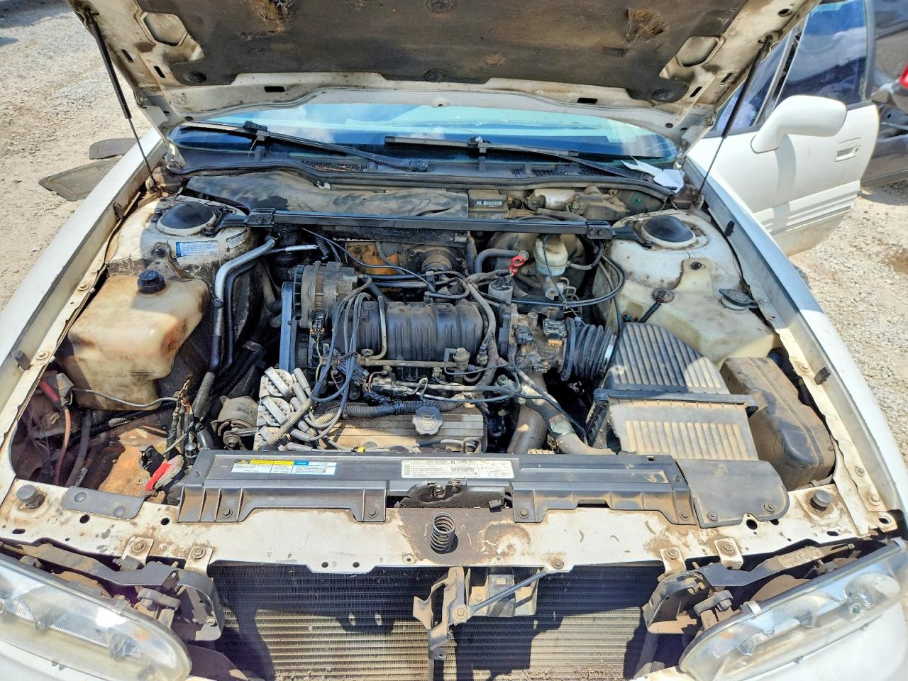 1997 Pontiac Bonneville Se White vin: 1G2HX52K4VH253197