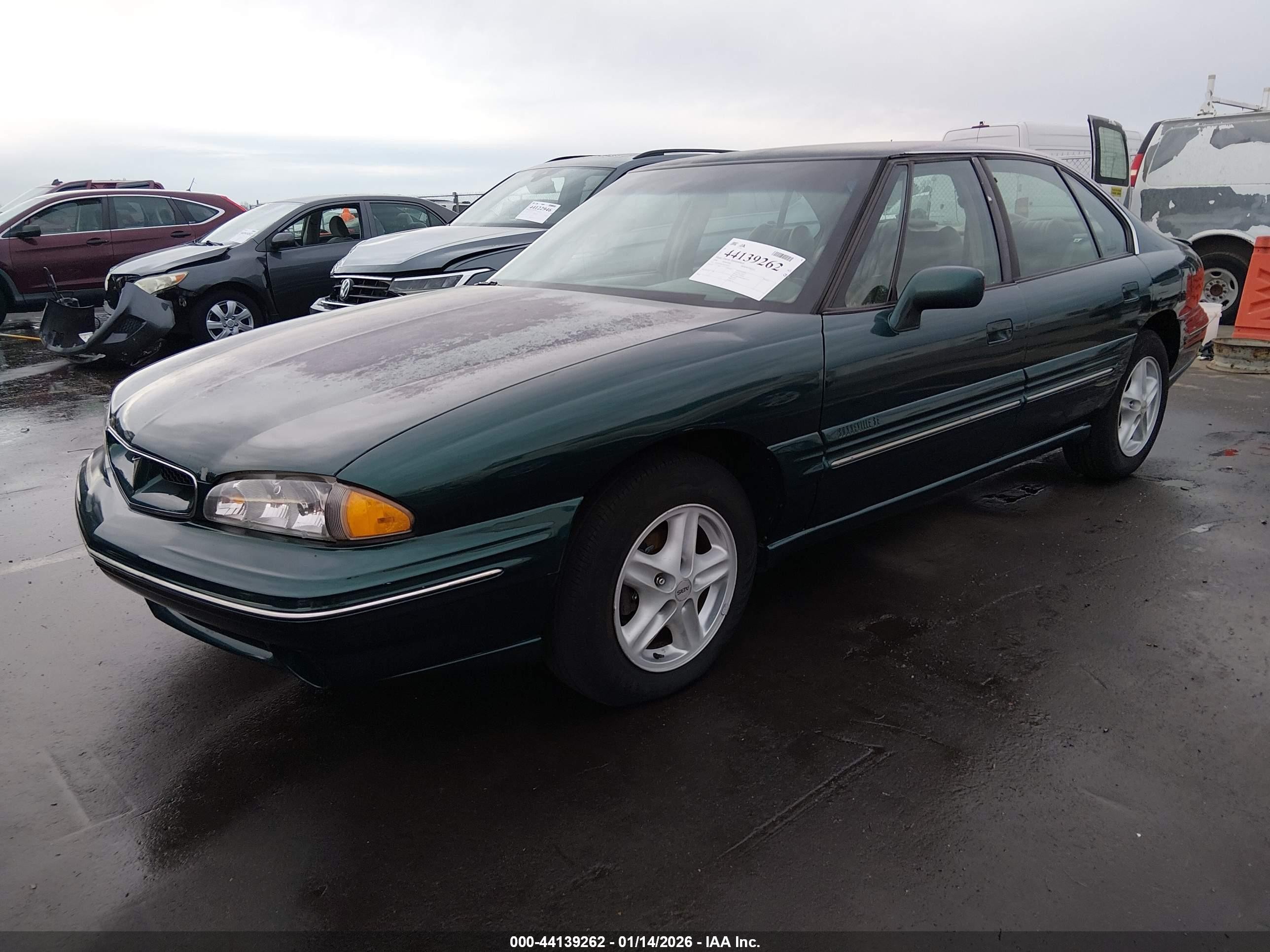 1998 Pontiac Bonneville Se Green vin: 1G2HX52K4W4236814