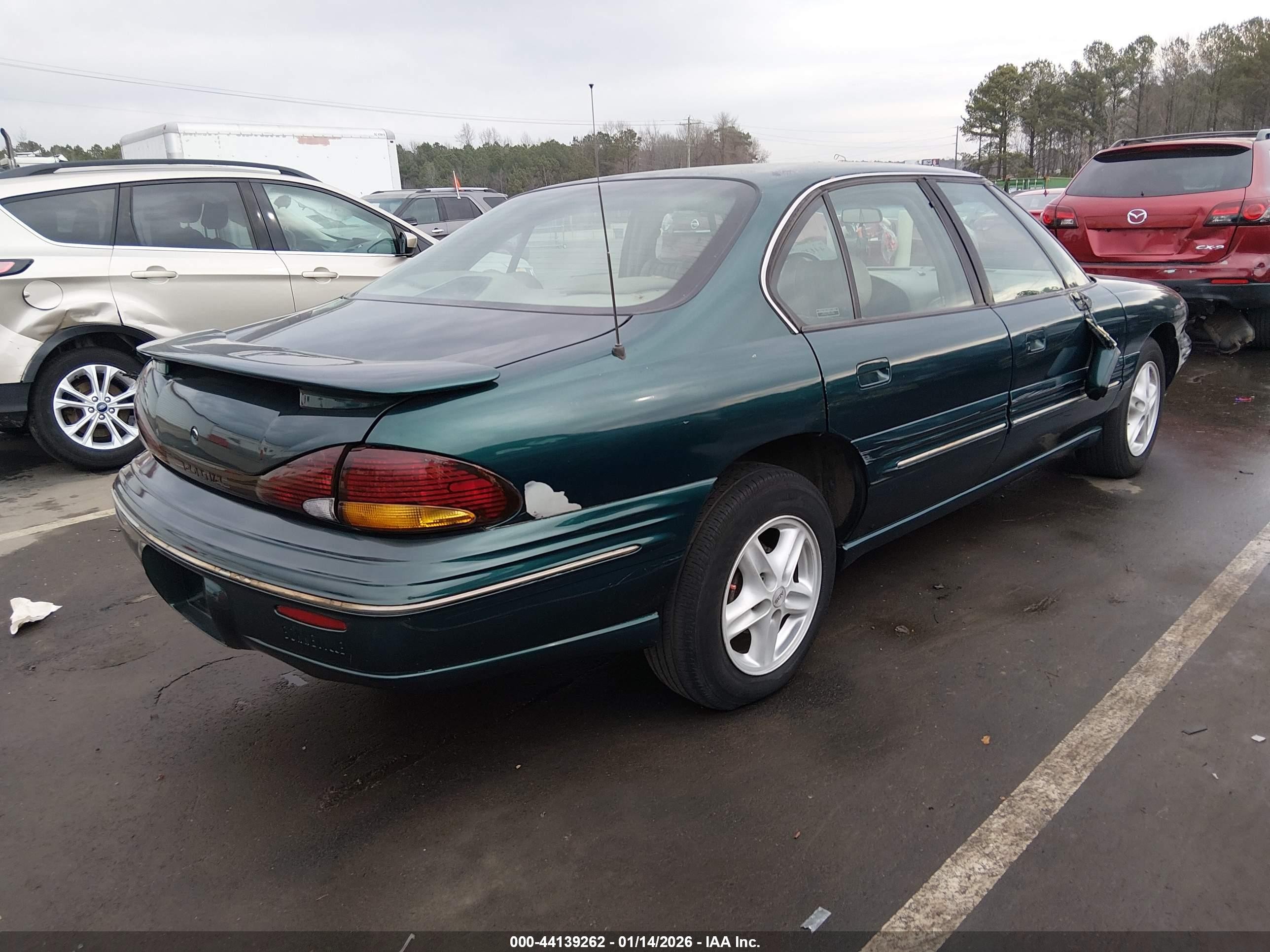 1998 Pontiac Bonneville Se Green vin: 1G2HX52K4W4236814