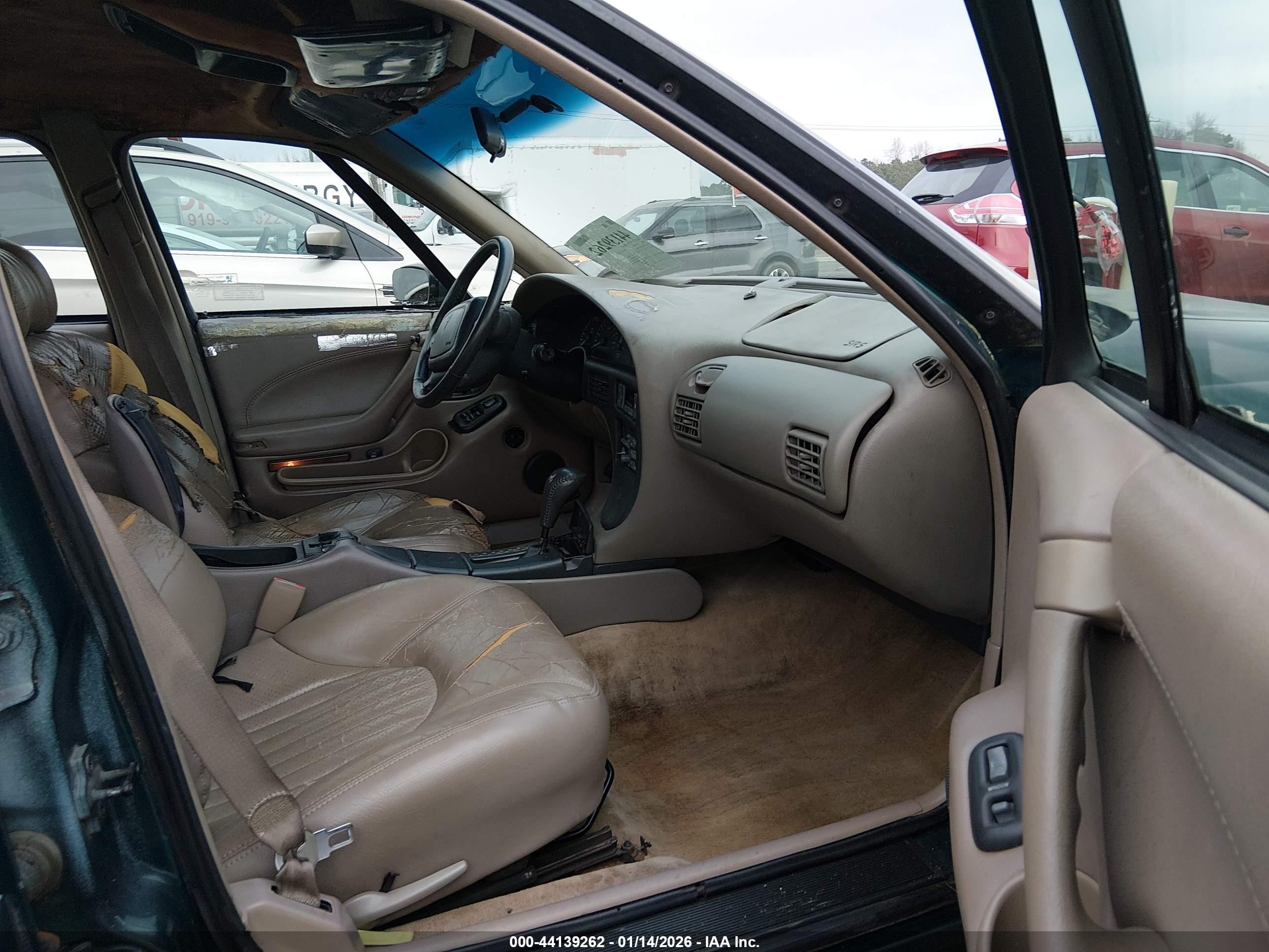 1998 Pontiac Bonneville Se Green vin: 1G2HX52K4W4236814