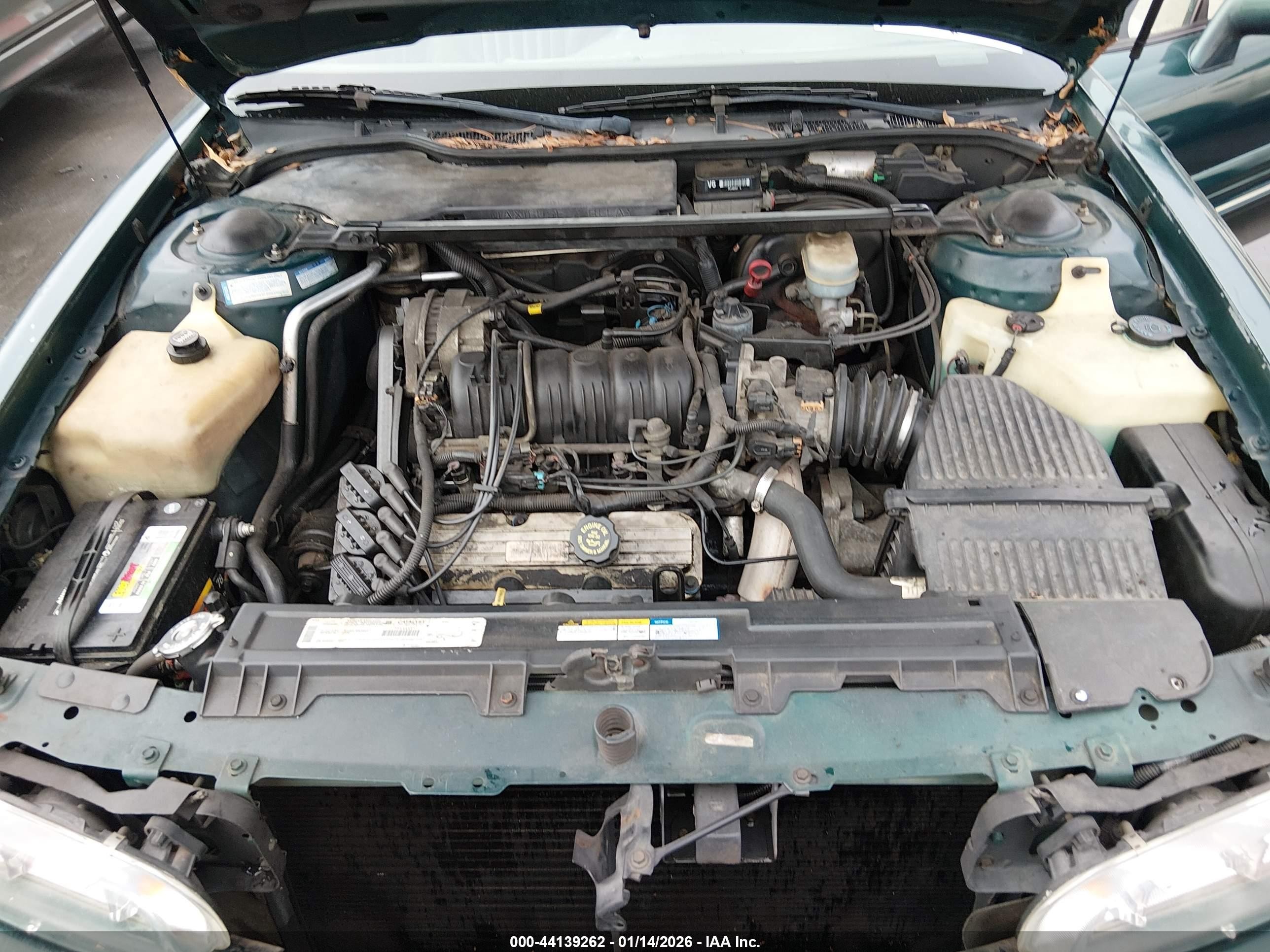 1998 Pontiac Bonneville Se Green vin: 1G2HX52K4W4236814