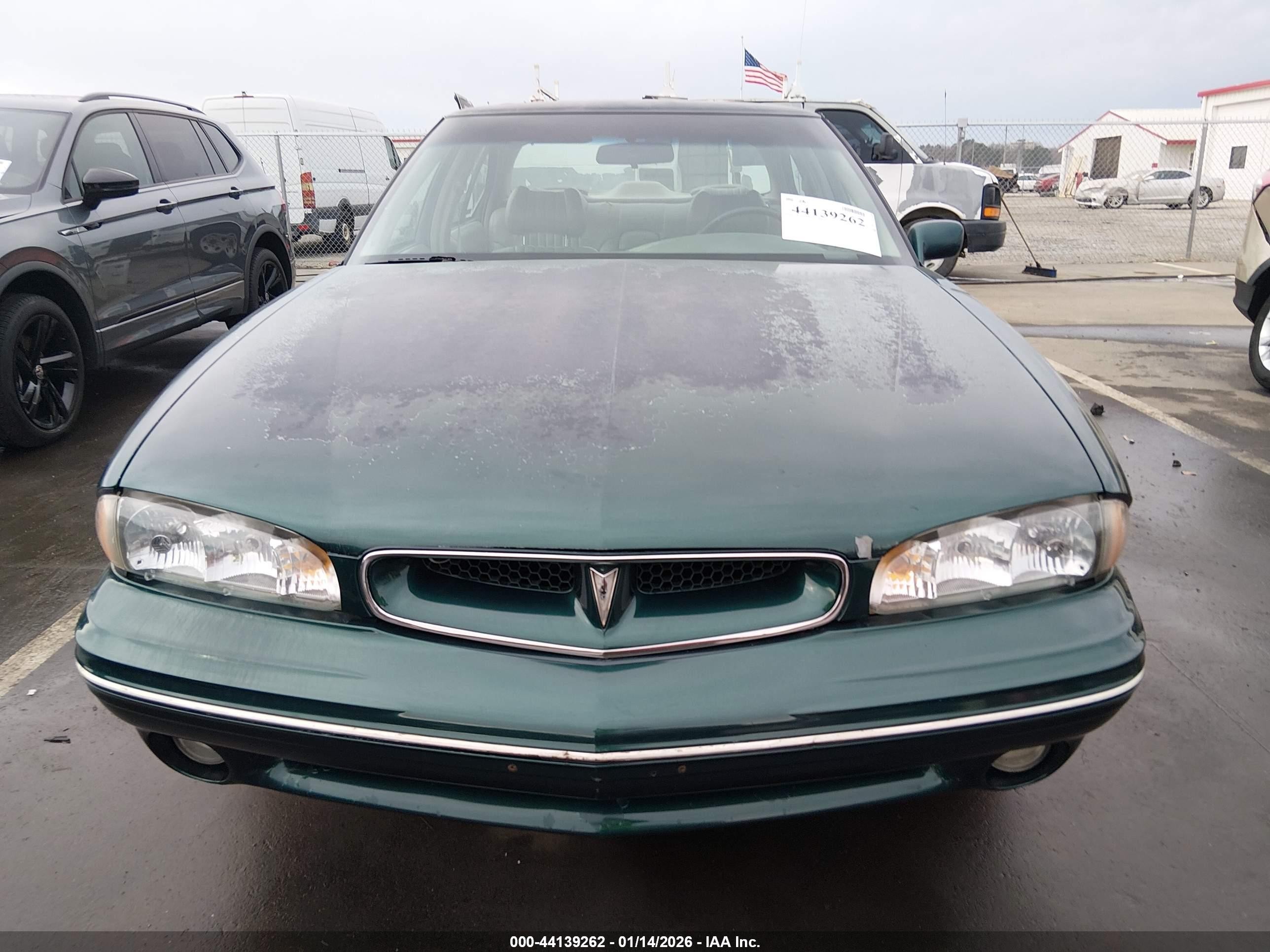 1998 Pontiac Bonneville Se Green vin: 1G2HX52K4W4236814
