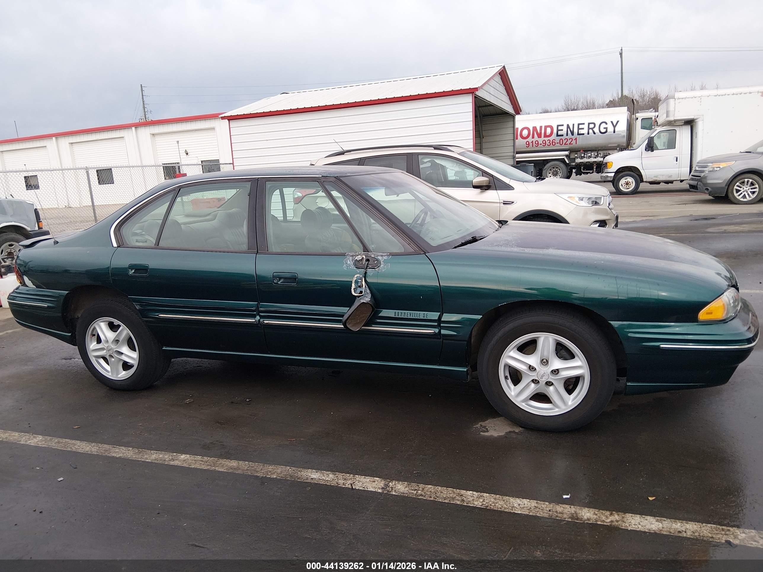 1998 Pontiac Bonneville Se Green vin: 1G2HX52K4W4236814