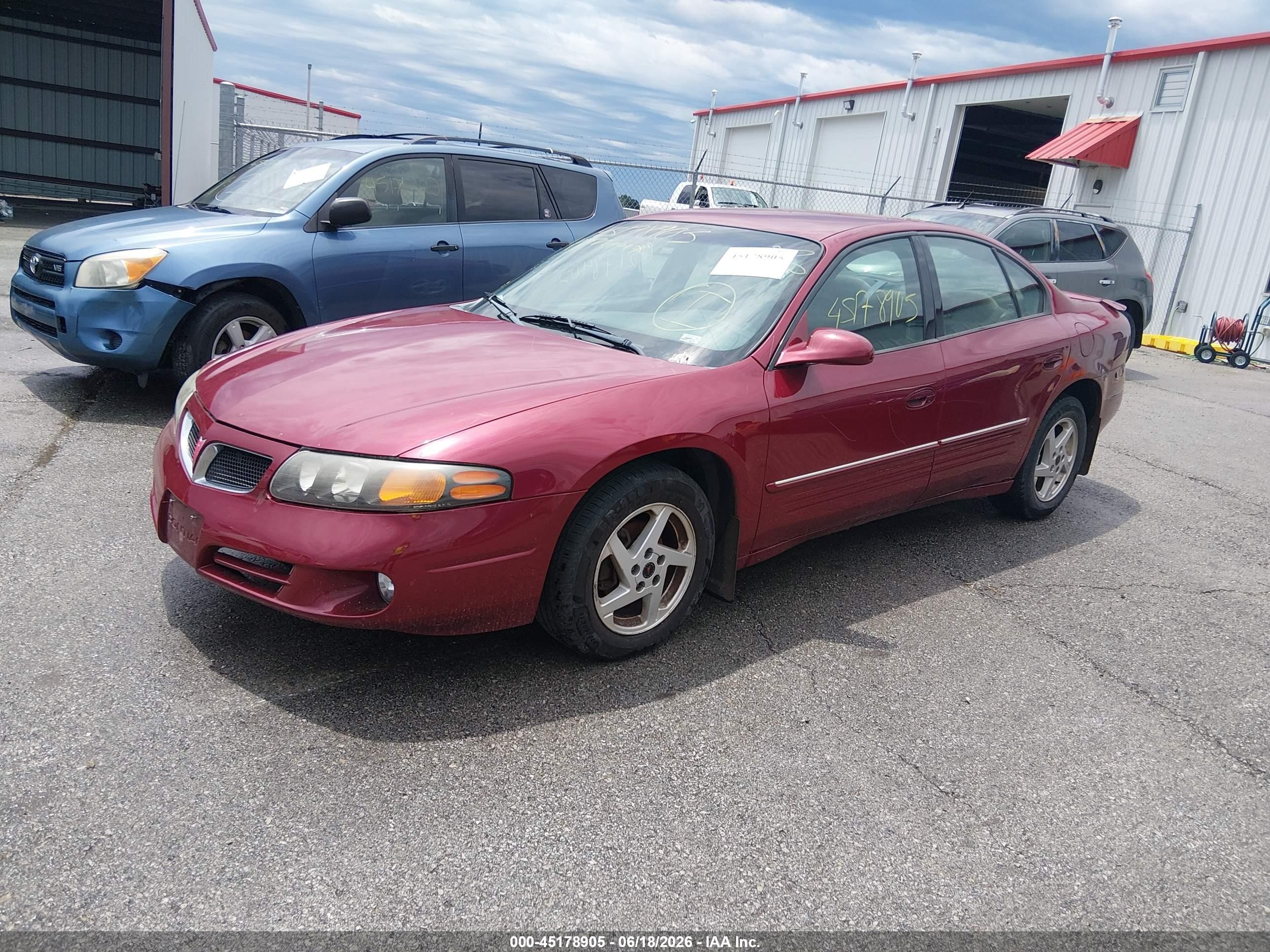 2003 Pontiac Bonneville Se Burgundy vin: 1G2HX52K534150388