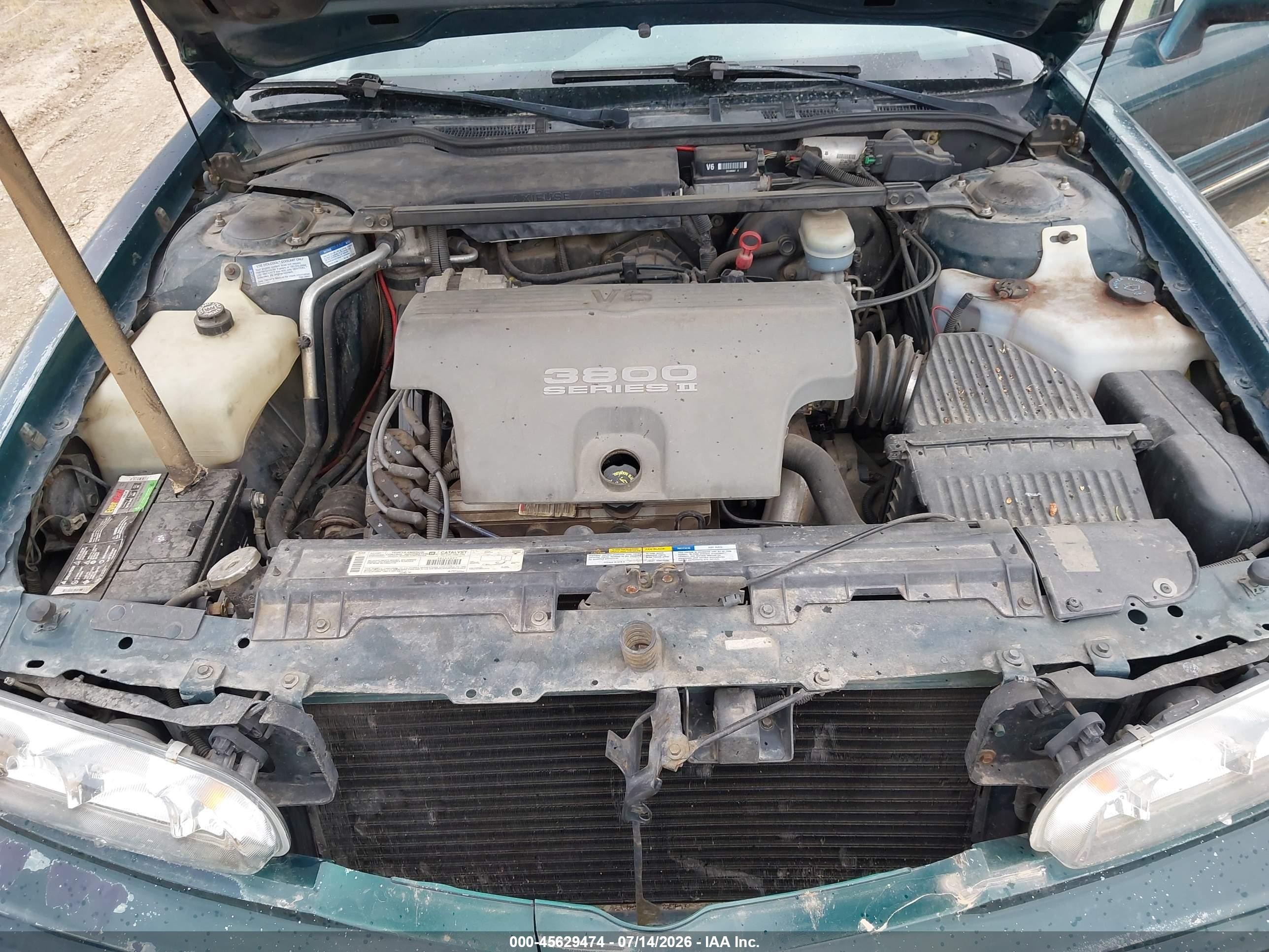 1998 Pontiac Bonneville Se Green vin: 1G2HX52K5W4223179