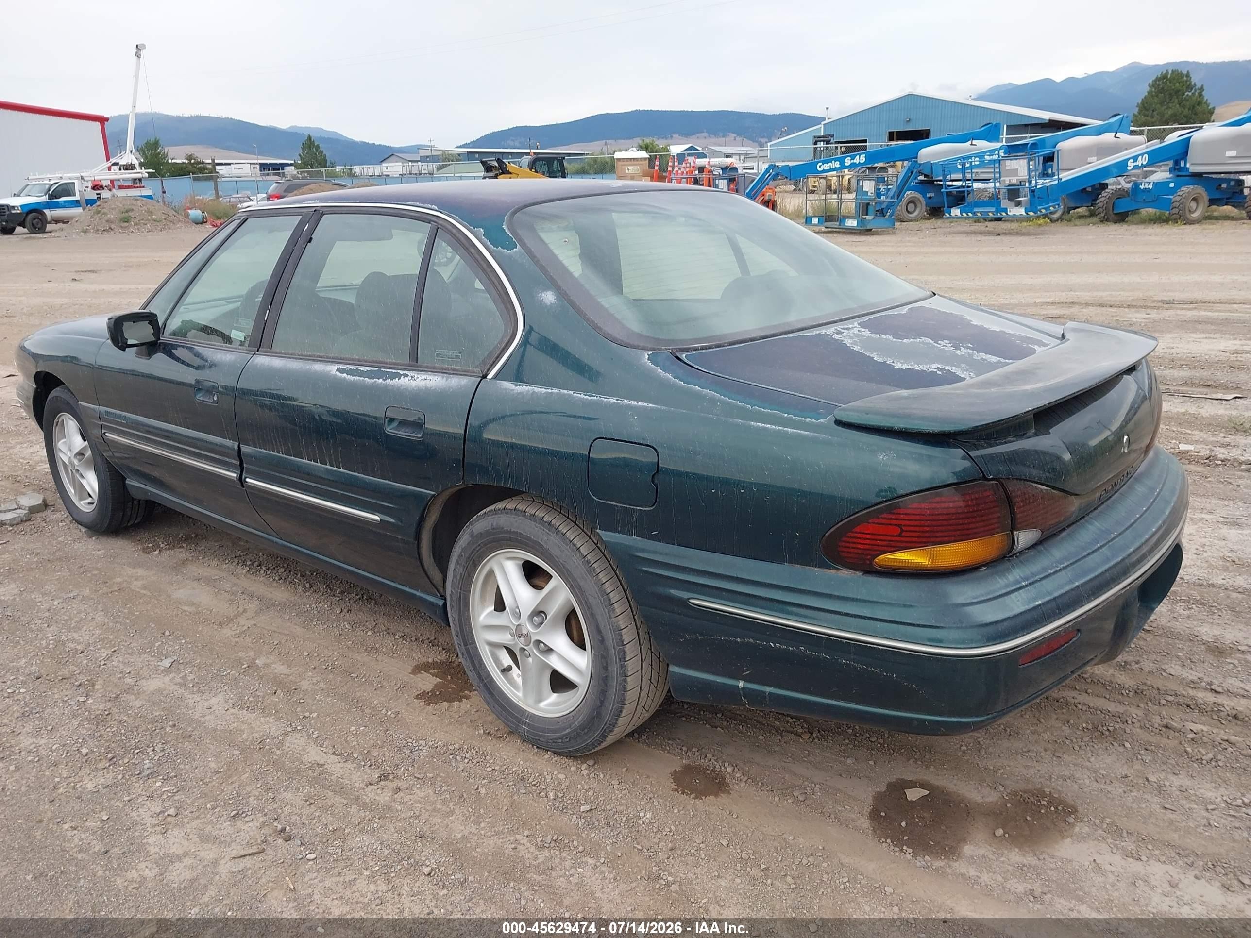 1998 Pontiac Bonneville Se Green vin: 1G2HX52K5W4223179