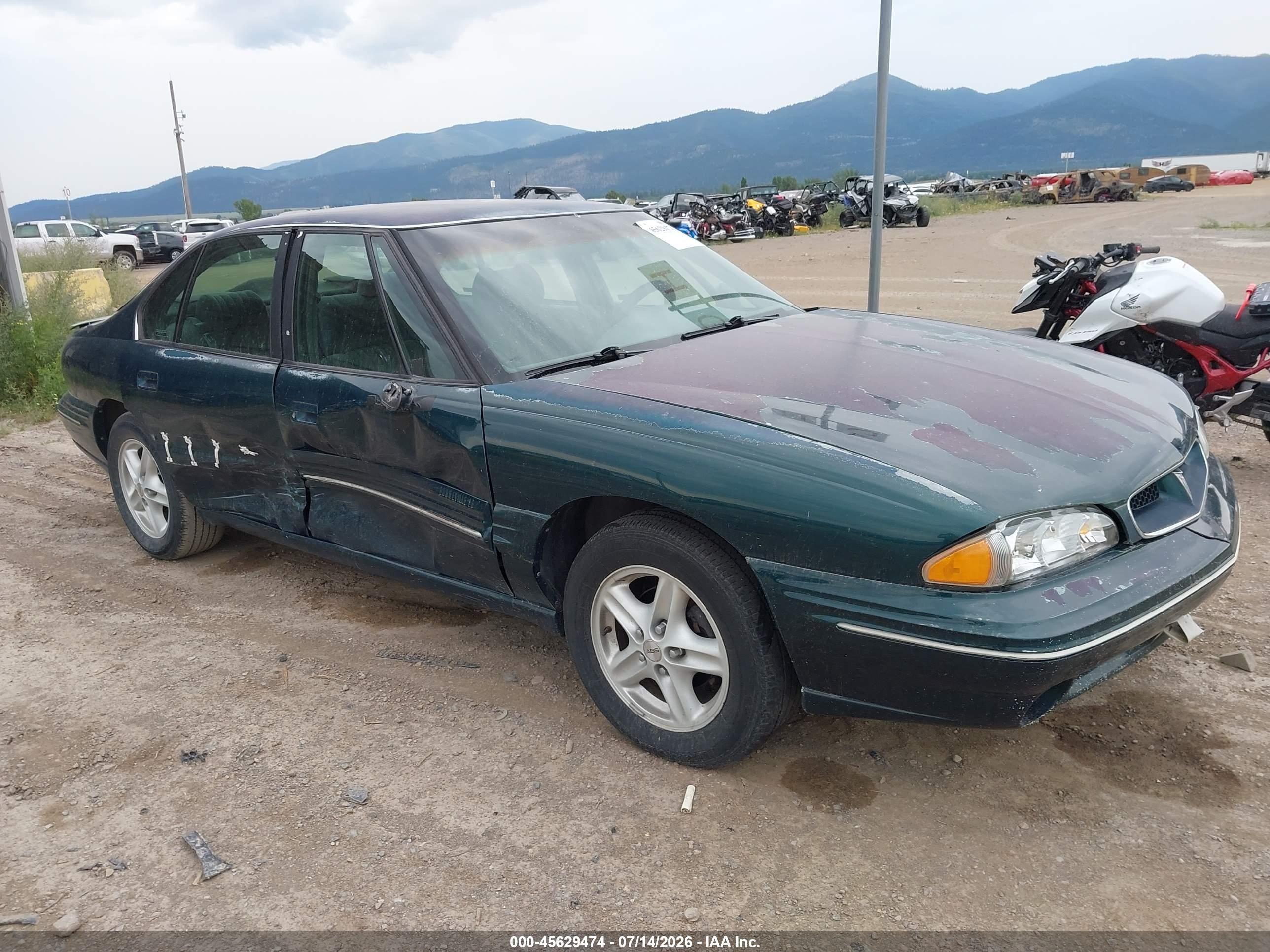 1998 Pontiac Bonneville Se Green vin: 1G2HX52K5W4223179