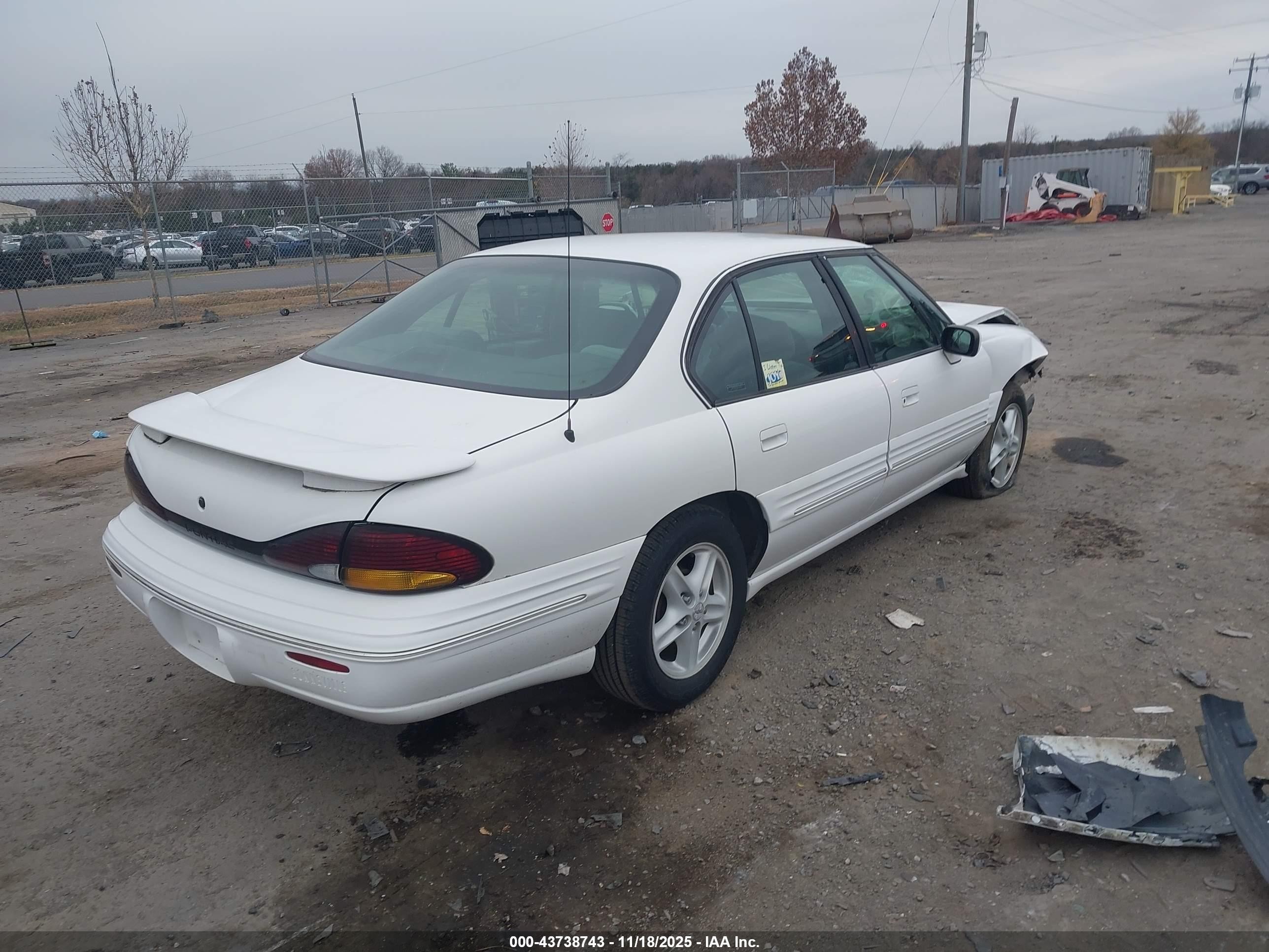 1998 Pontiac Bonneville Se White vin: 1G2HX52K5W4224980