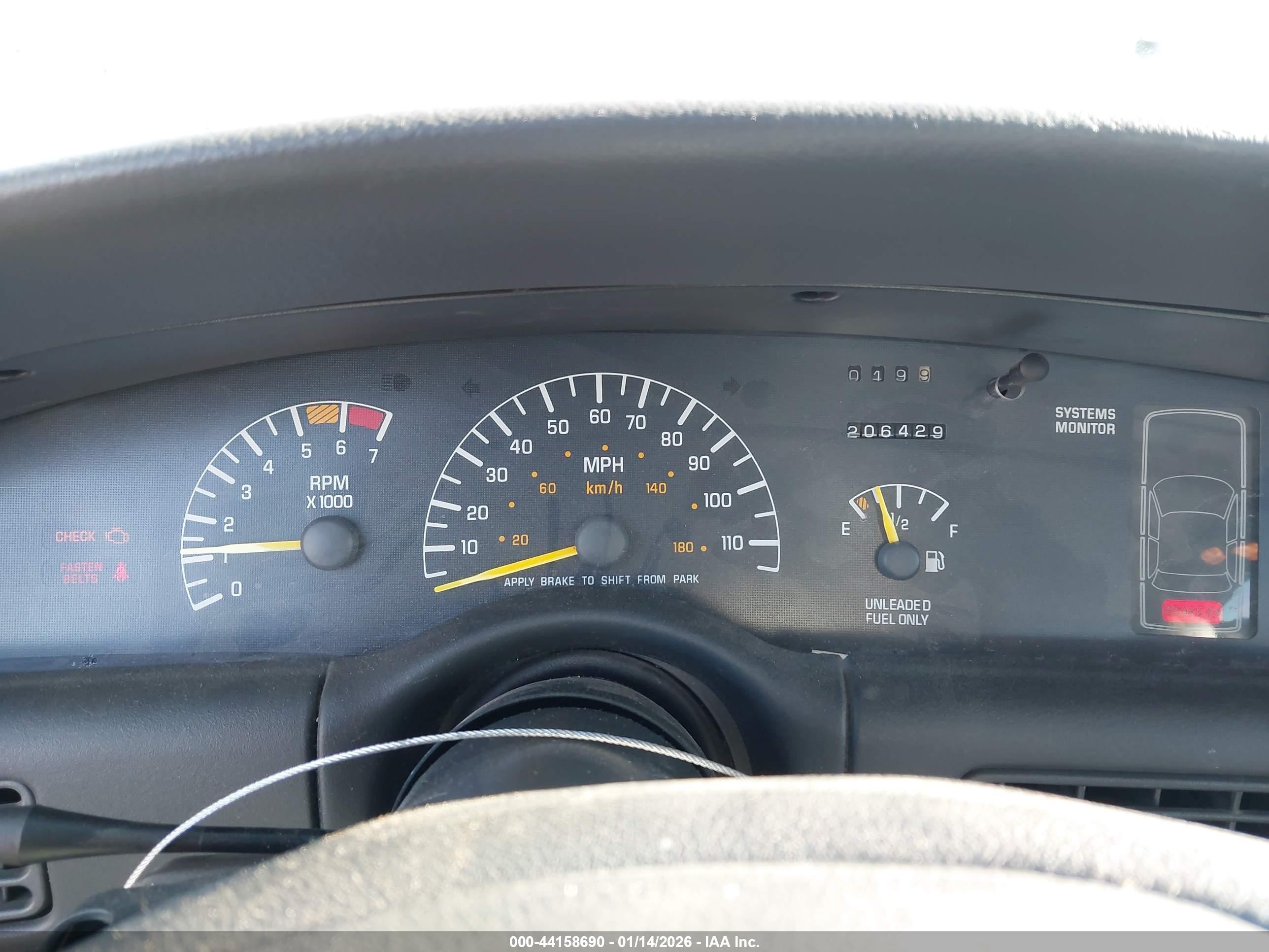 1998 Pontiac Bonneville Se Silver vin: 1G2HX52K5WH219321