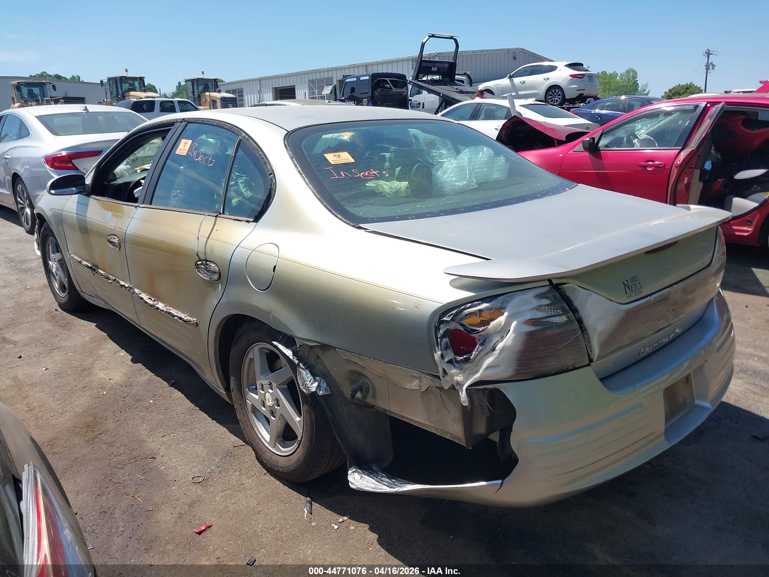 2004 Pontiac Bonneville Se Silver vin: 1G2HX52K64U262991